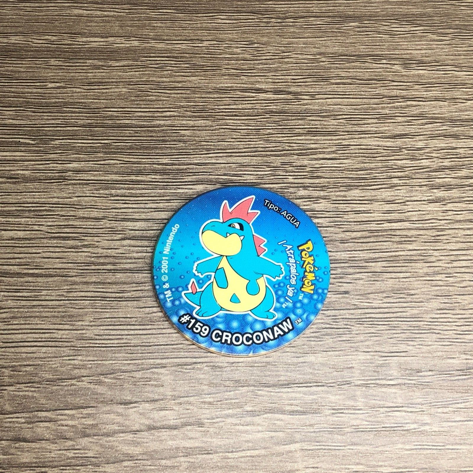 Pokemon Pogs Croconaw Tazos Sabritas Taps Mexico Nintendo Tazo 2001 Collectable