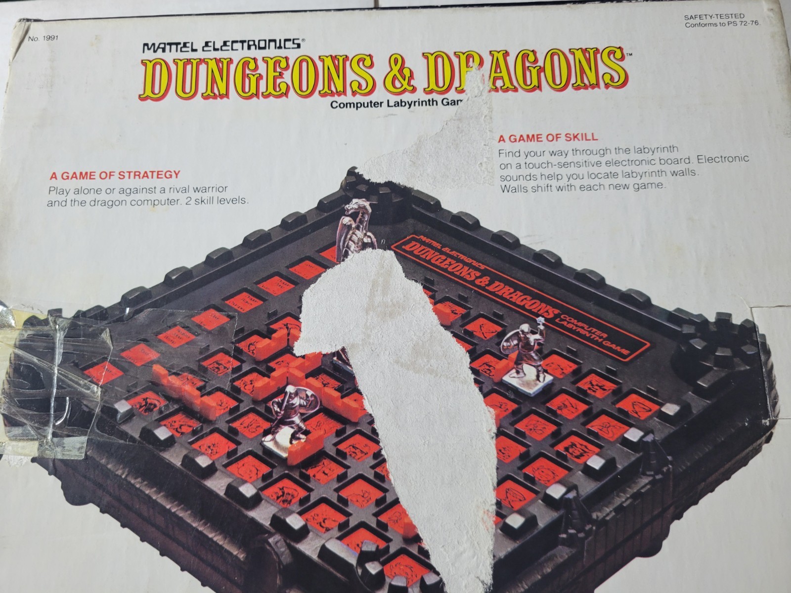 1980 Vtg. Mattel Dungeons & Dragons Computer Labyrinth Game Exc Cond. Incomplete
