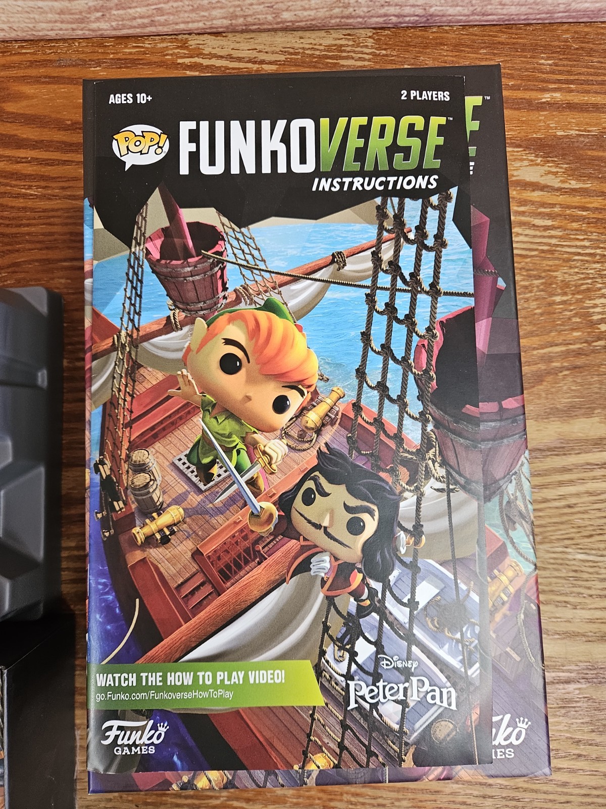 Funko Pop! Games Funkoverse Disney Peter Pan & Hook 100 Limited Edition Open Box