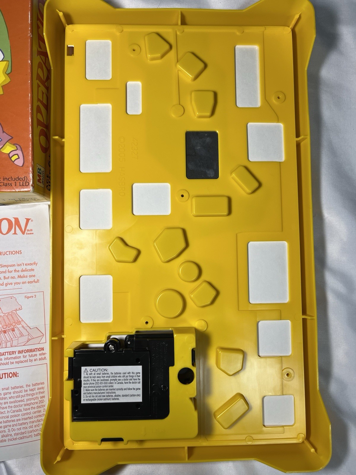 Vintage Milton Bradley The Simpsons Operation Board Game 2005 Tested Works