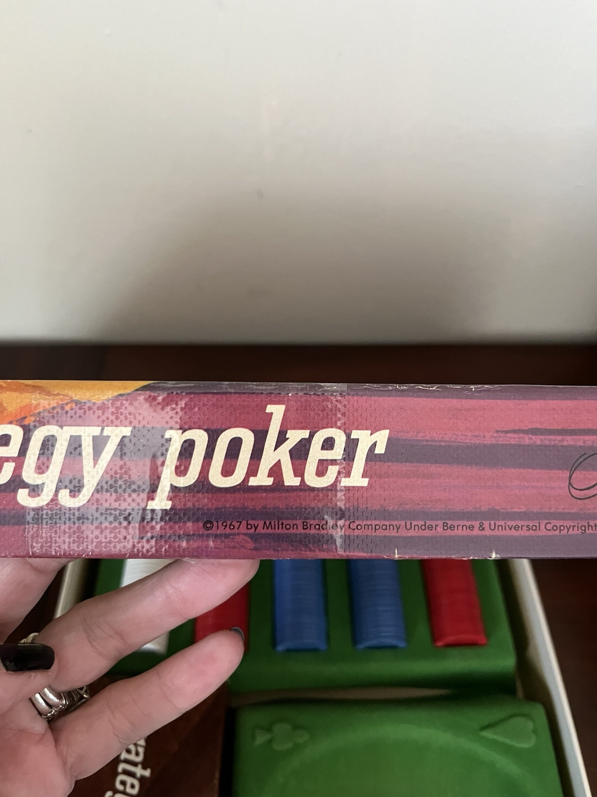 1967 Strategy Poker Game – Complete Great Condition- Fine Edition