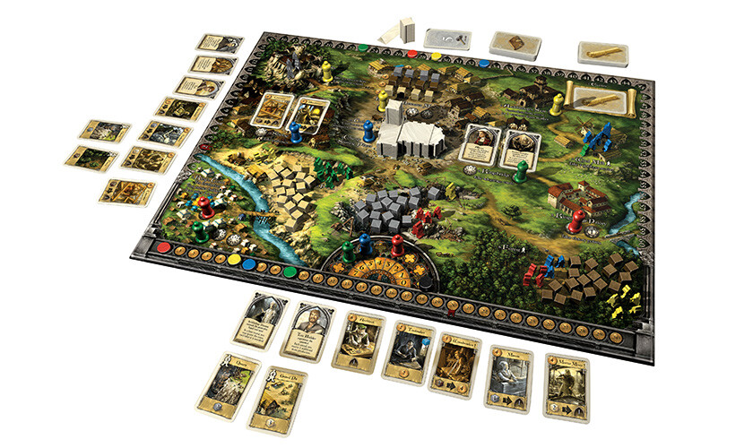 The Pillars of The Earth Board Game Medieval Strategy Thames Kosmos
