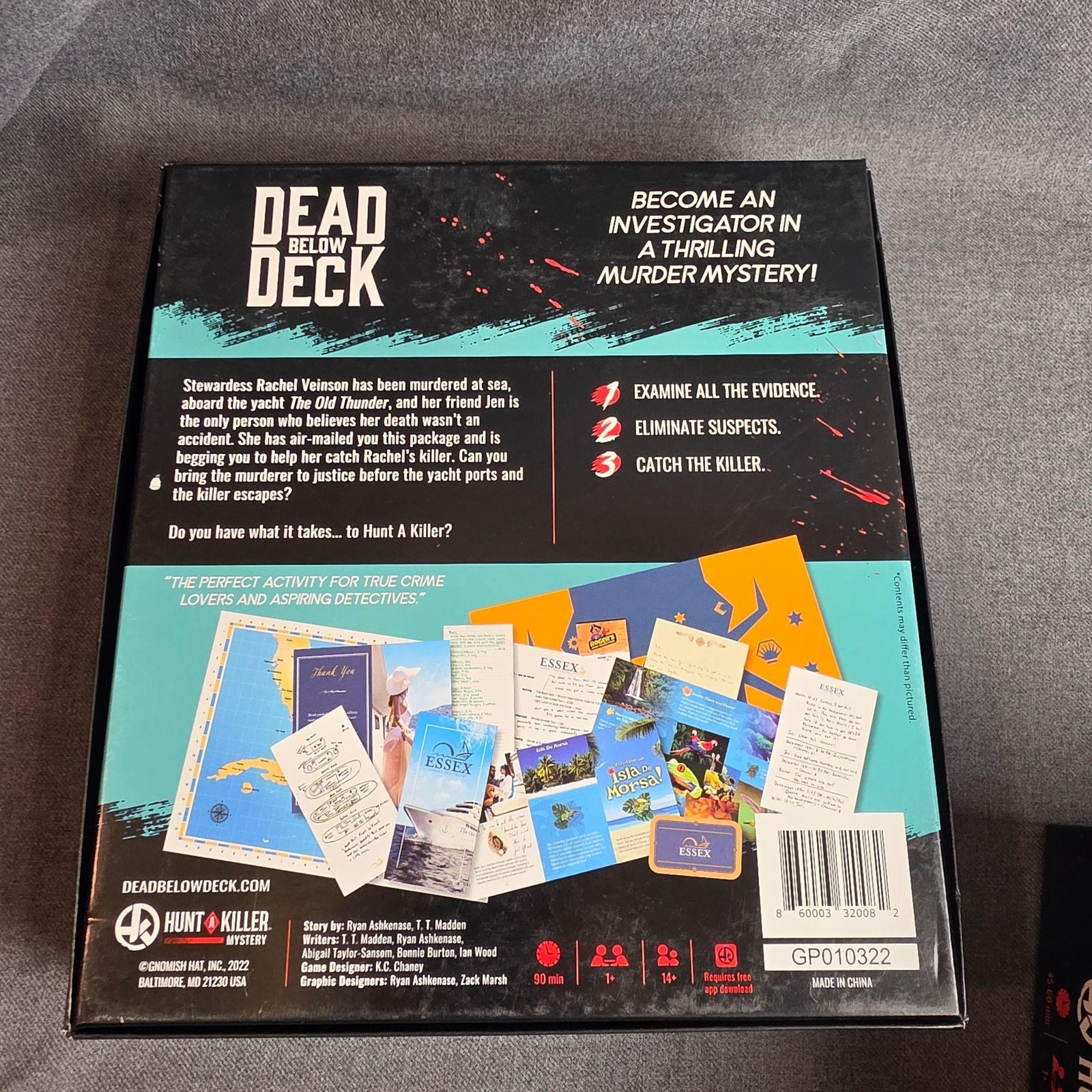 Hunt A Killer Mystery Board Game Lot Dead Below Deck Dive Bar Motel 3 Box Set