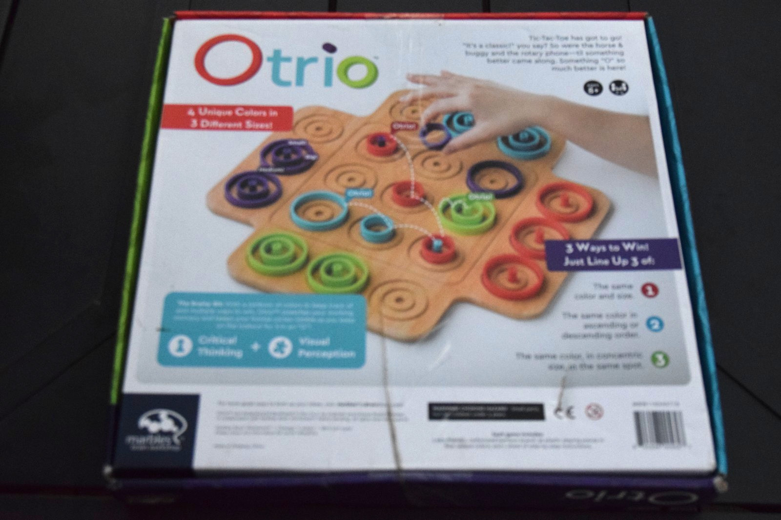 OTRIO DELUXE Board Game New Open Box
