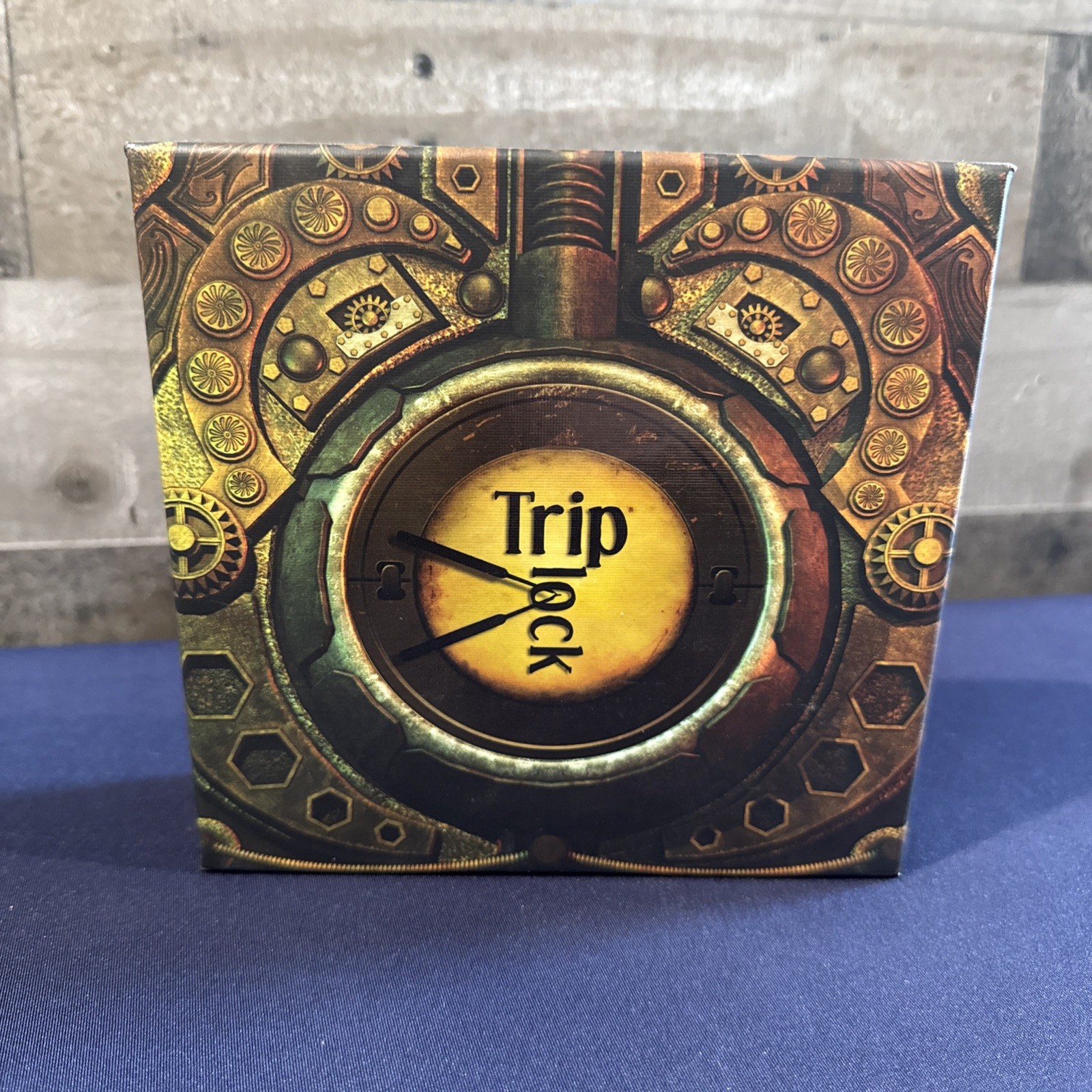 Triplock Board Game Chip Theory Games 2017 Complete Excellent 1-2 Player
