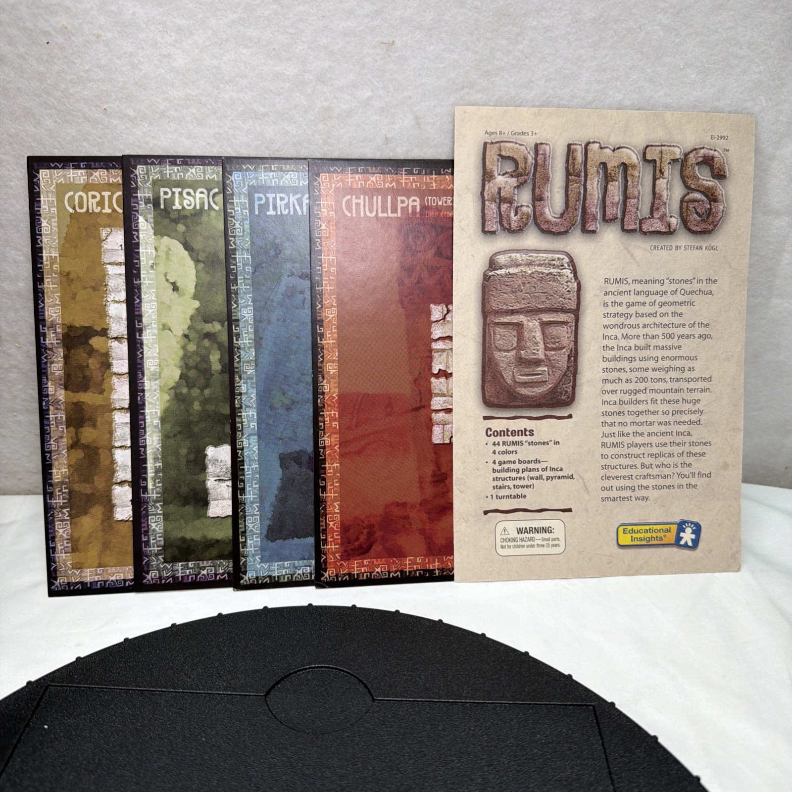 Rumis 2004 Strategy Board Game Educational Insights 3D Blocks