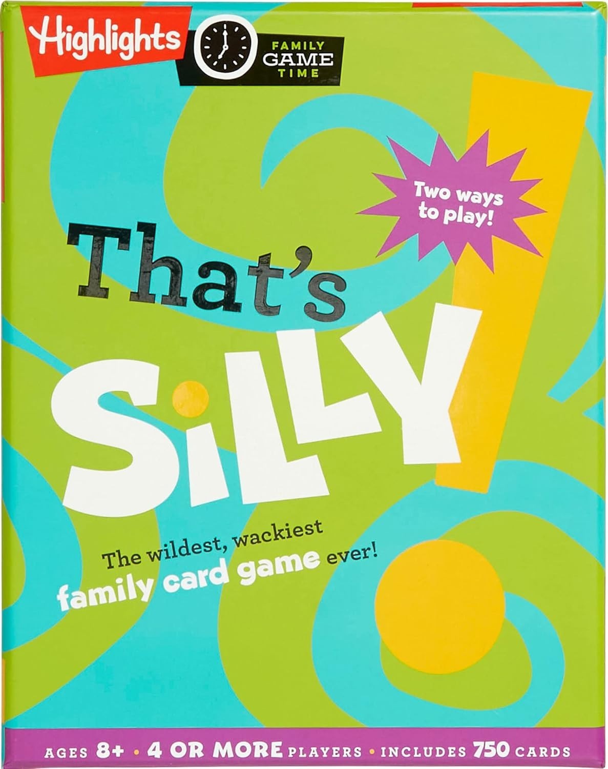 That’s Silly! Family Card Game by Highlights – 750 Cards, Ages 8+