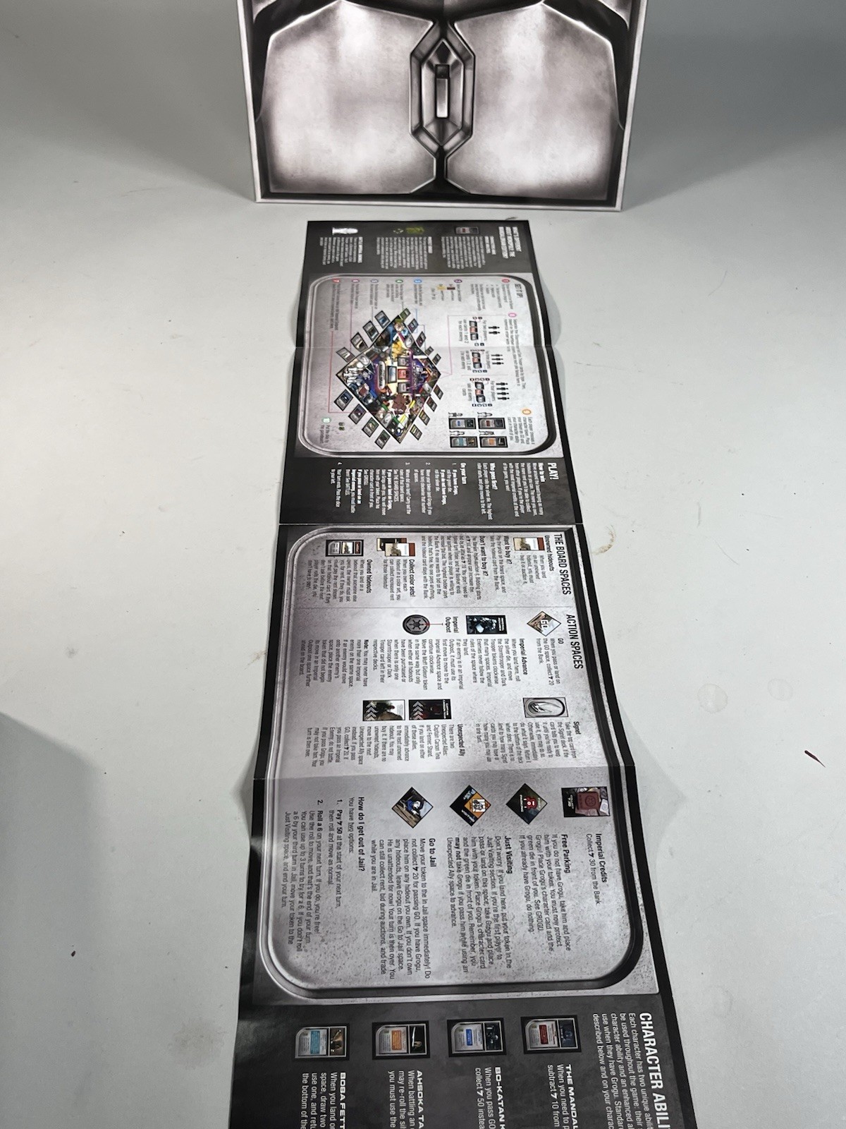 Monopoly: Star Wars The Mandalorian Board Game Instruction Manual Only, Parts