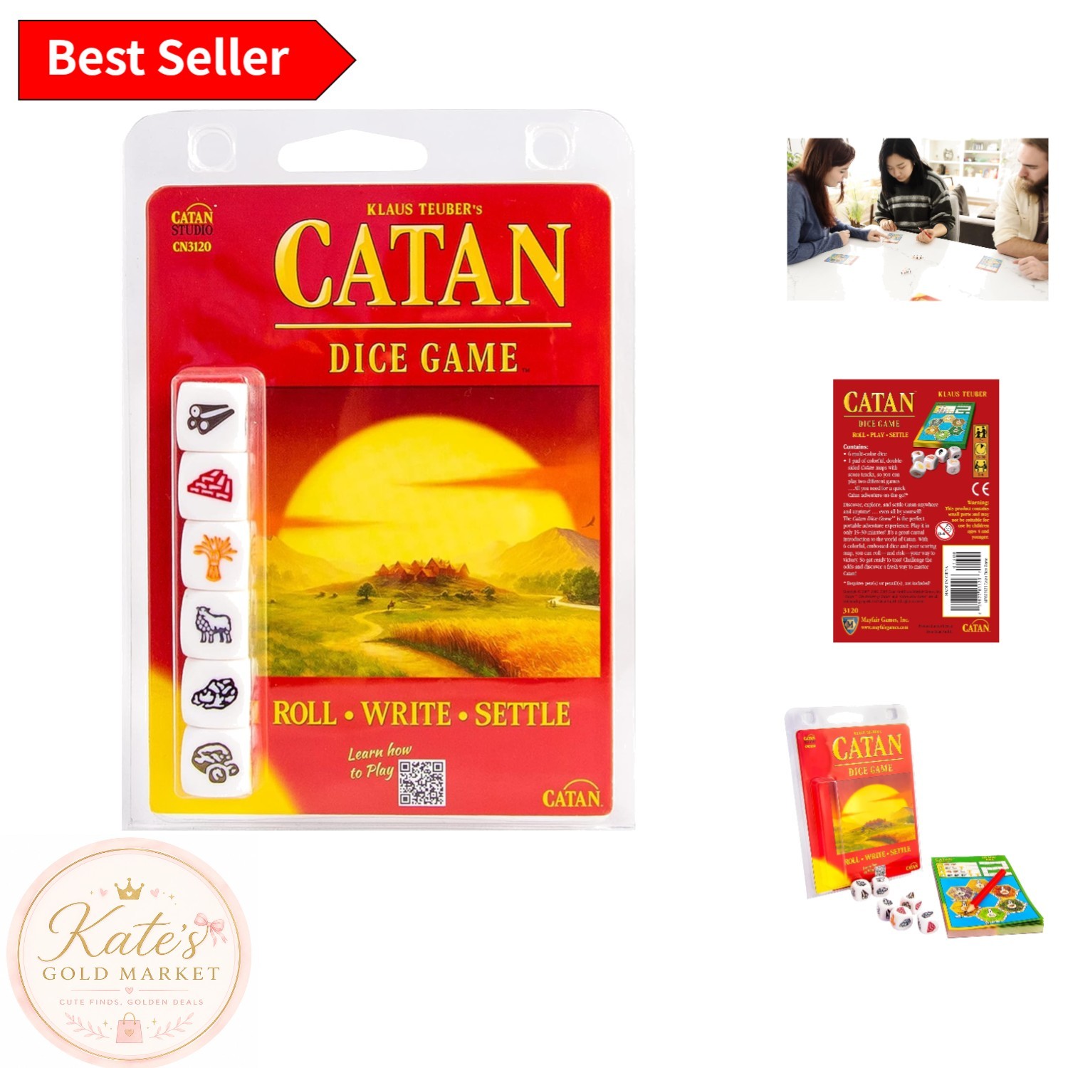 Portable Dice Game – Fun Strategy for 1-4 Players, Ages 7+, Quick 15-30 Min Play