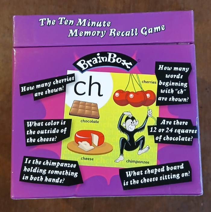 Brainbox My First ABC- Ten Minute Memory Recall Game 100% Complete VGUC
