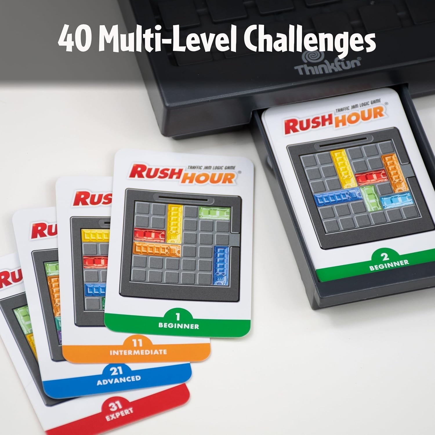 Rush Hour Traffic Jam Logic Game – Engaging STEM Toy for Kids Age 8 and Up – …
