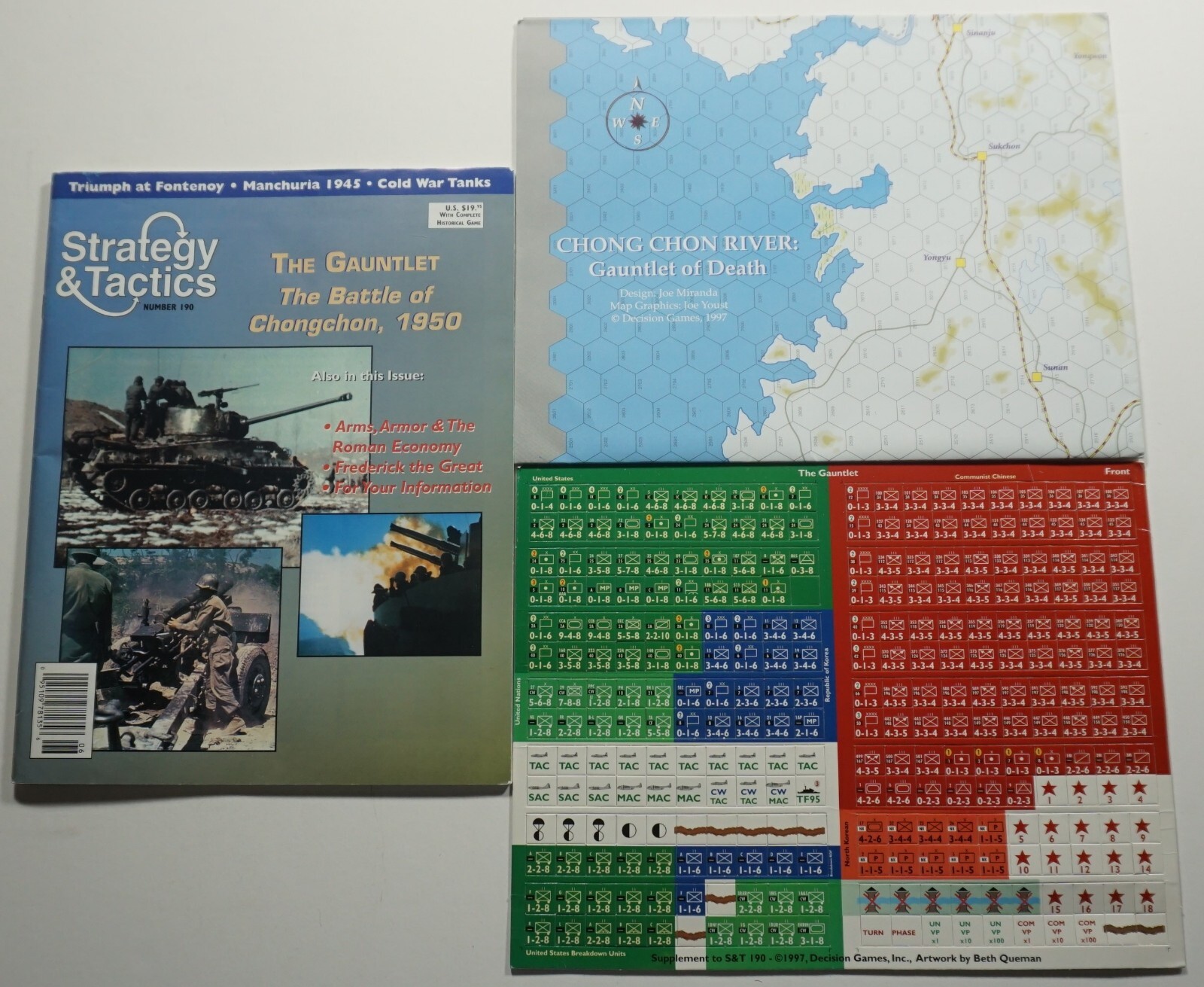 Strategy & Tactics 190 1998 with game The Gauntlet UNPUNCHED Wargame Chongchon