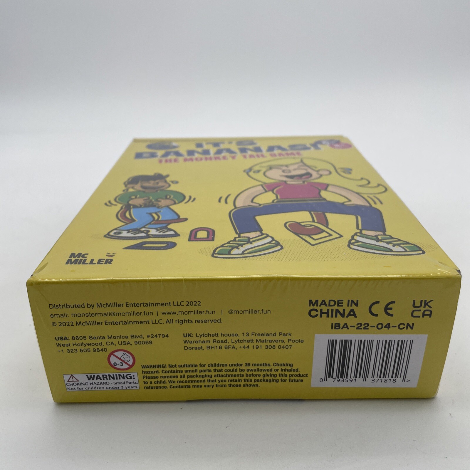 NEW It’s Bananas! The Monkey Tail Game Age 6+ Sealed Unopened McMiller