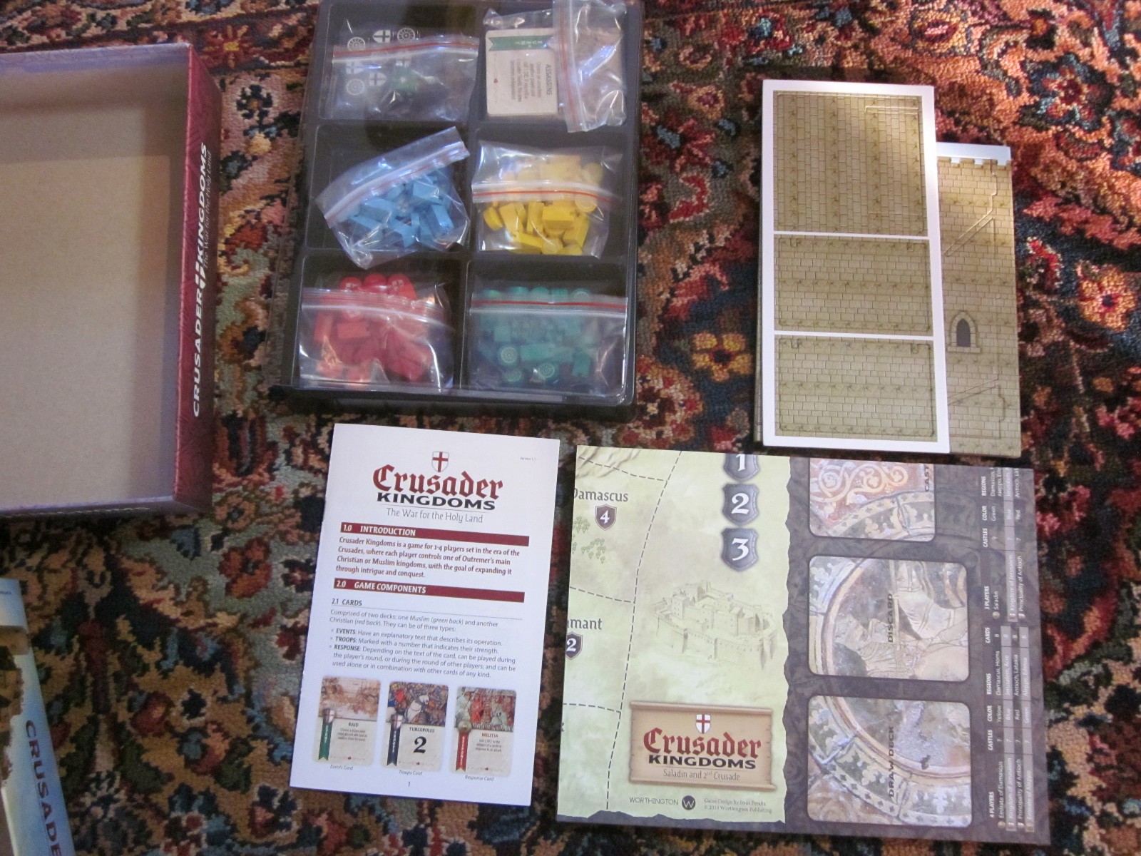 Worthington Games, Crusader Kingdoms/ nice complete copy, 2019