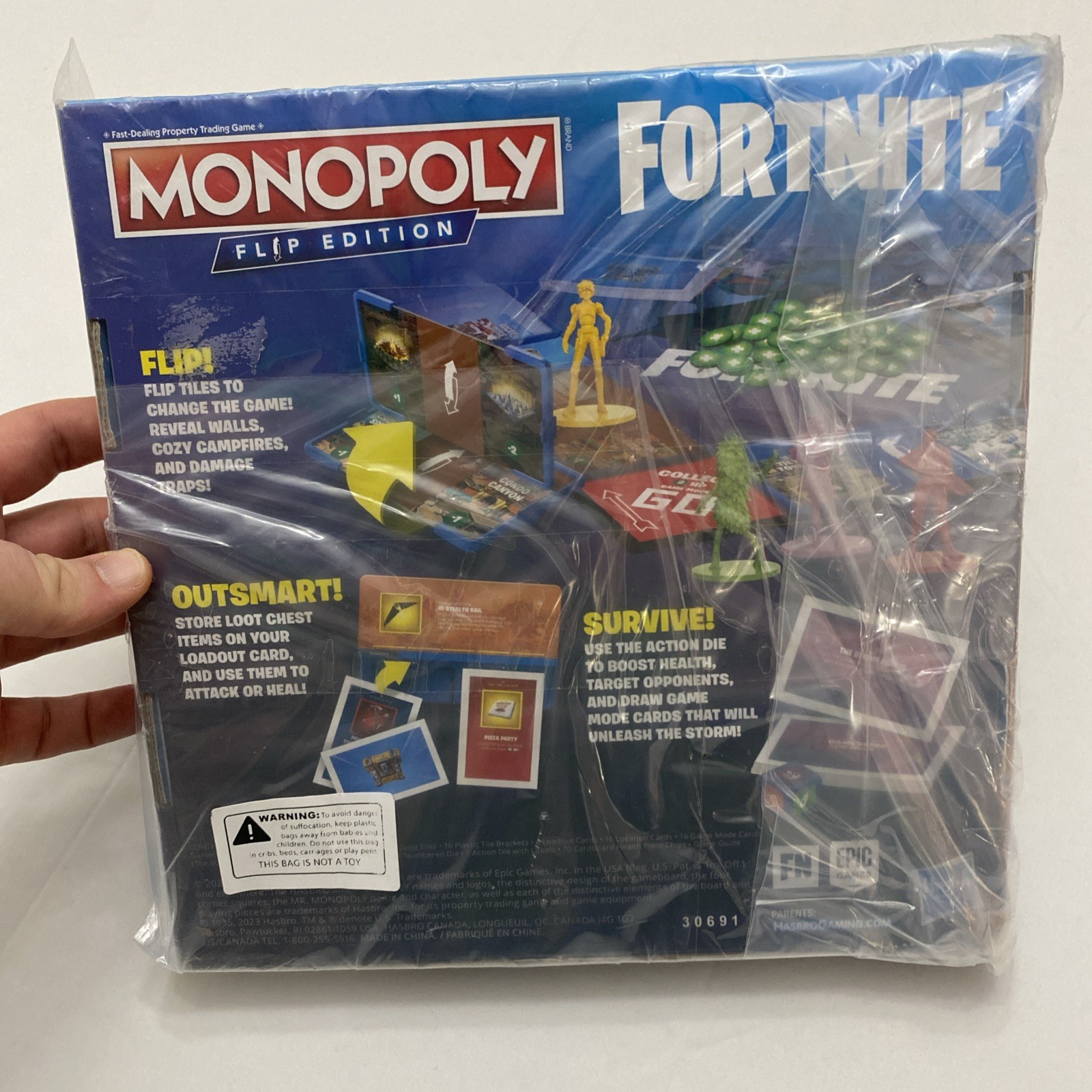 Monopoly Flip Edition Fortnite Board Game