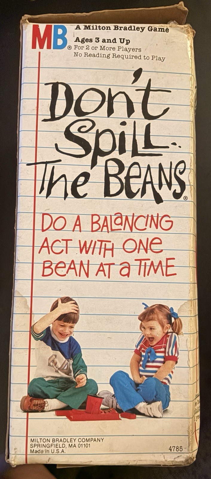 🔥Milton Bradley Don’t Spill The Beans Vintage 1986