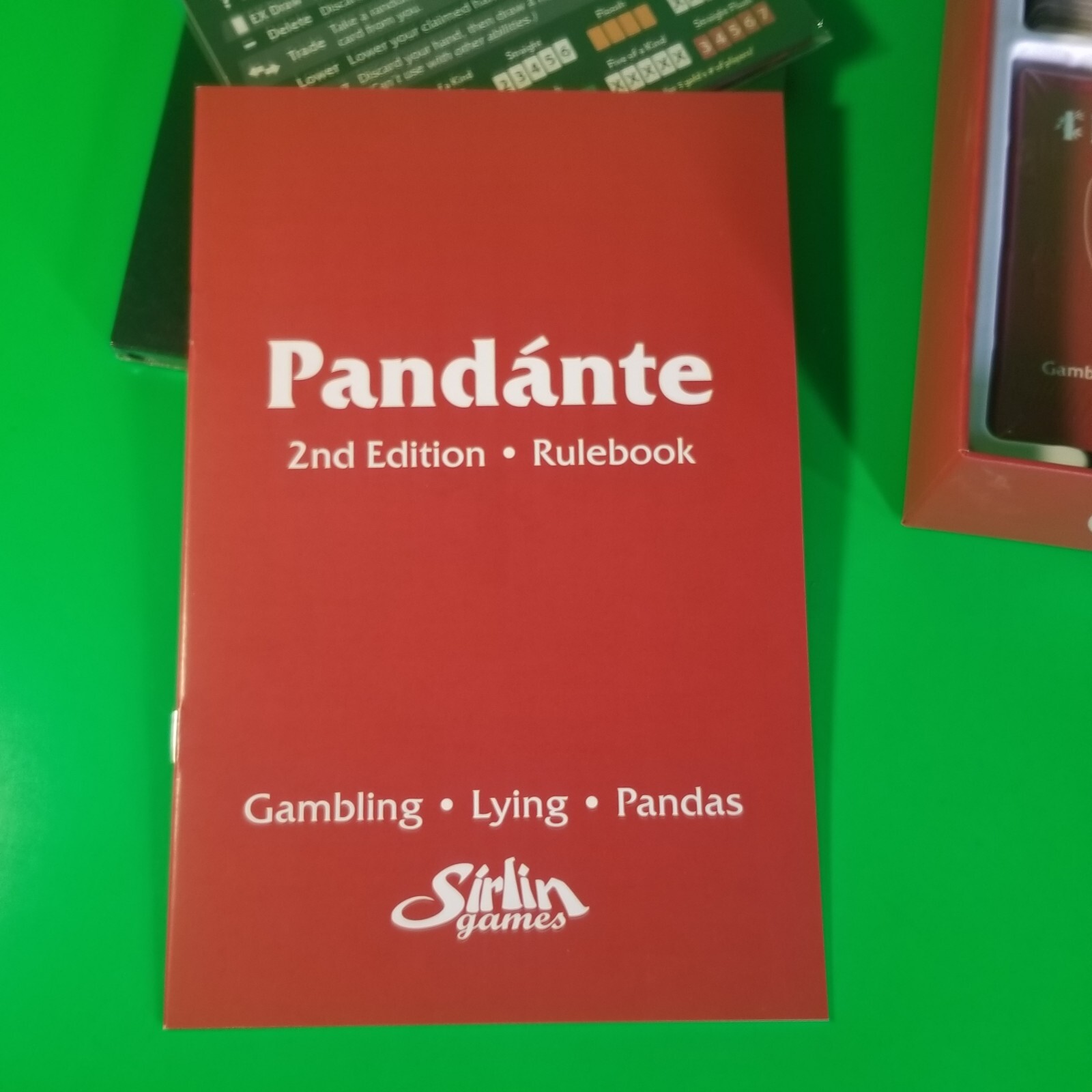 Pandánte 2nd Edition w/ Light & Dark Expansion New Open Box Sirlin Games (2015)