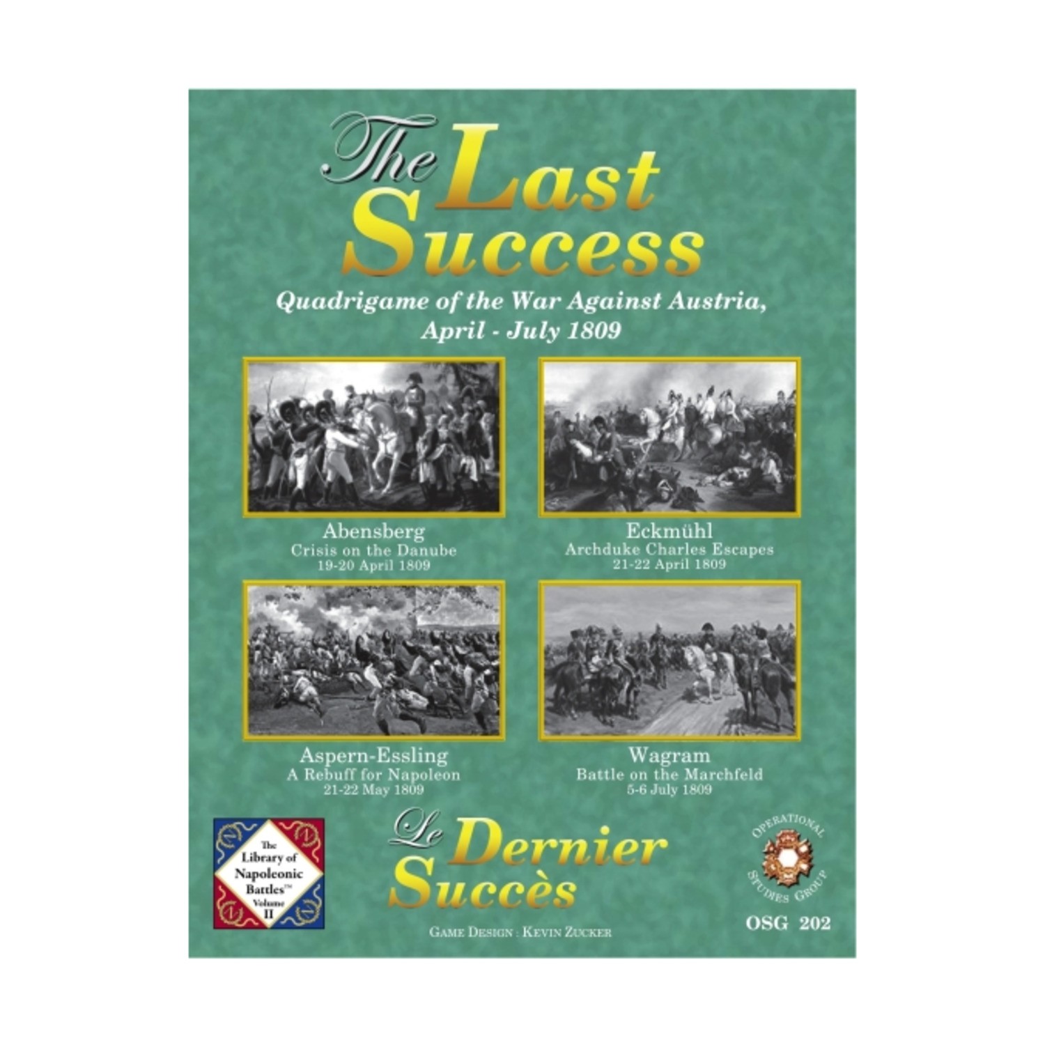 OSG Wargame Last Success – Quadrigame of the War Against Austria, Ap Box EX/NM