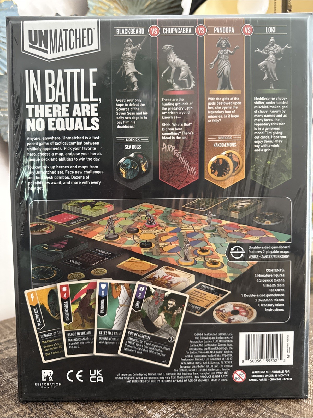 Unmatched: Battle of Legends – Volume 3 (Three) – Strategy Board Game – Renegade