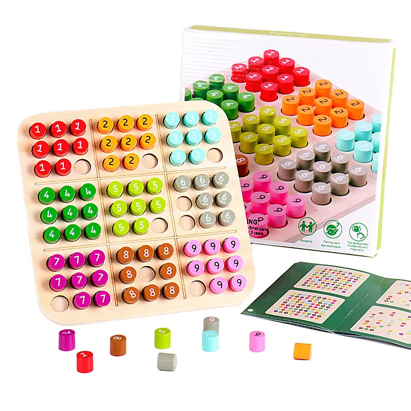 Kids Sudoku Games Chess Toys Cognitive Color Digital Board Party Games Education