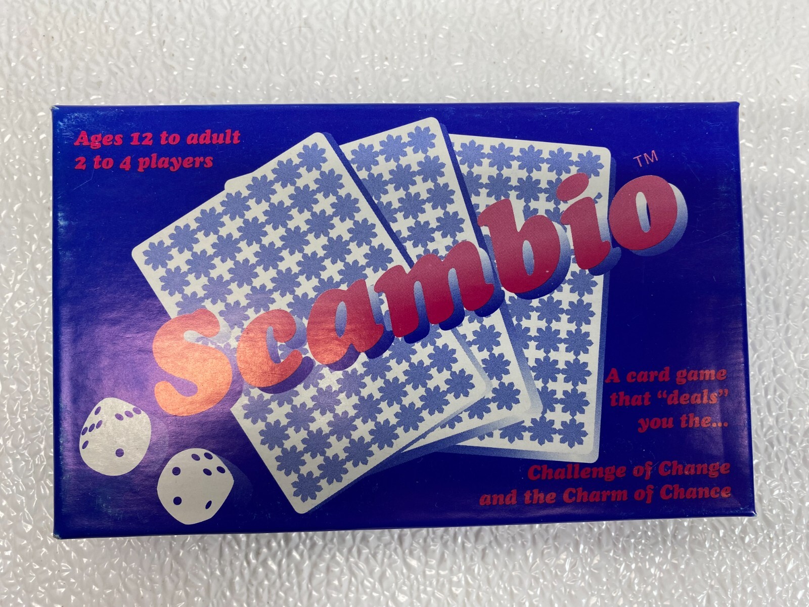 Vintage 1999 Scambio Card And Dice Game Family or Friends 2-4 Players NOS
