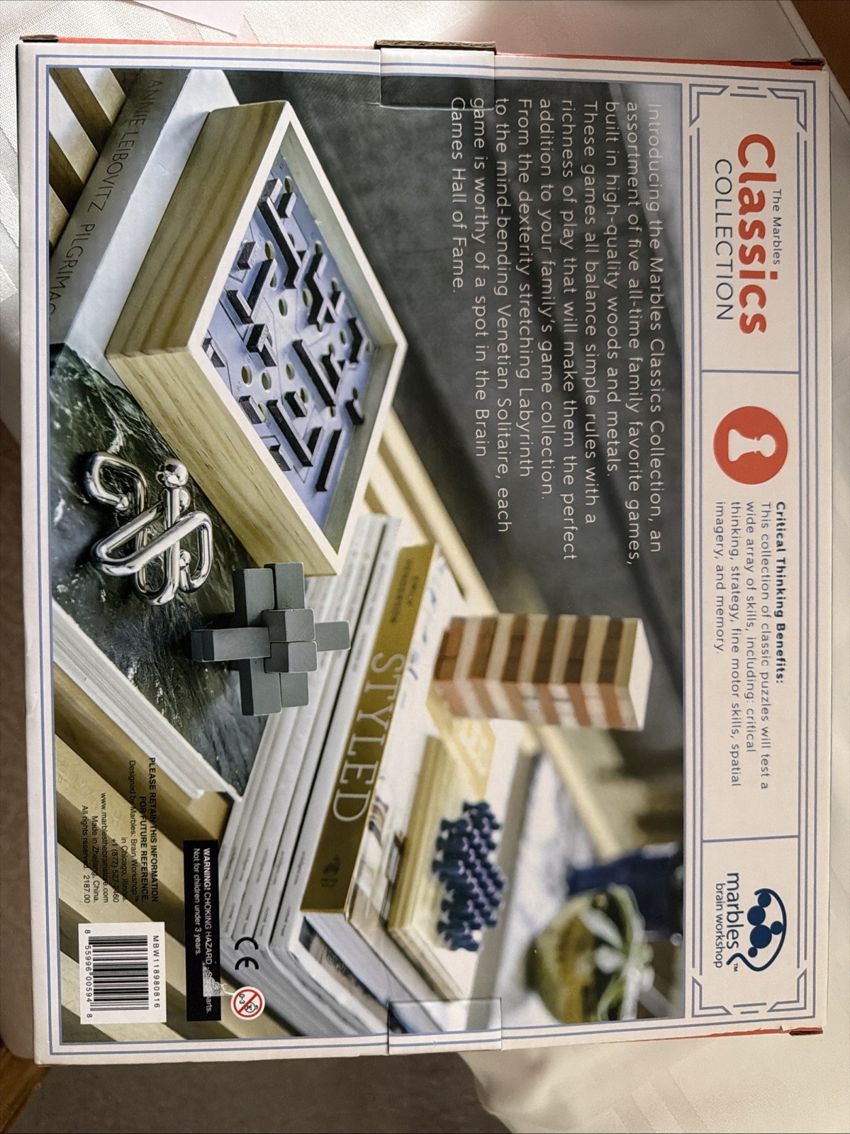 The Marbles Classics Collection 5 Games for Brain Workshop