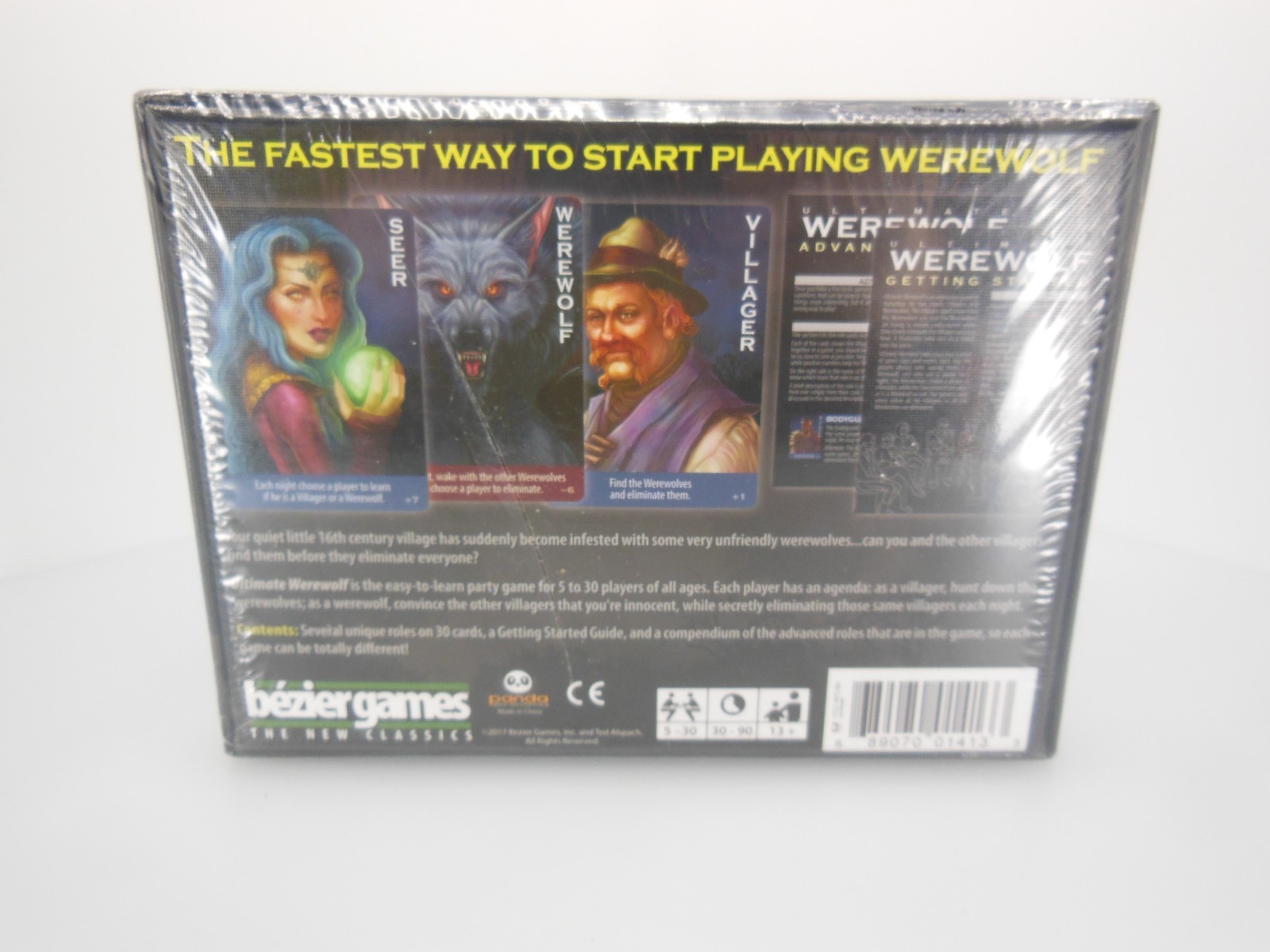 Ultimate Werewolf Card Game Bezier Games 2017 Ted Alspach