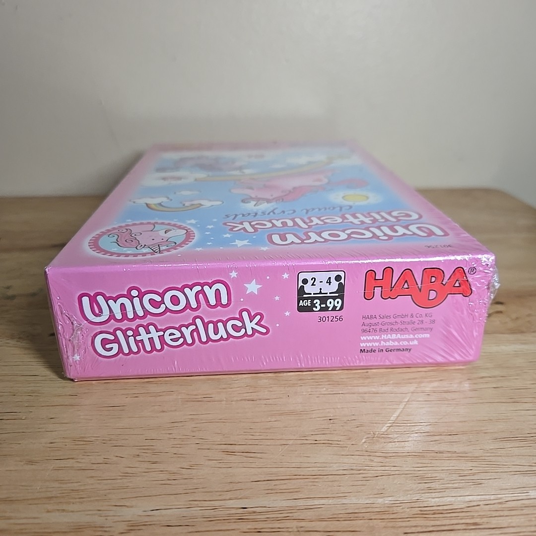HABA Unicorn Glitterluck Cloud Crystals Kids Childrens Board Game Sealed