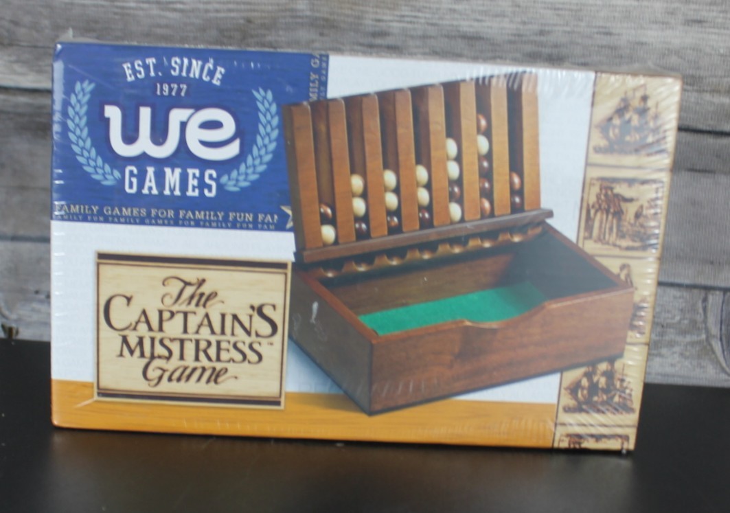 WE Games The Captain’s Mistress Game Wooden Board Strategy Game Brand New
