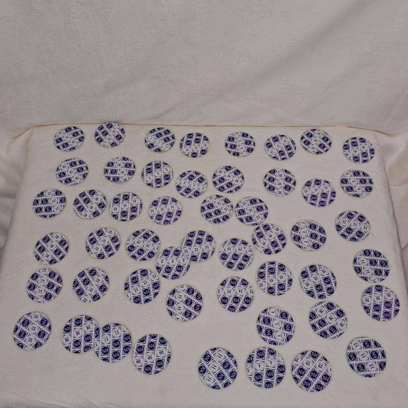 1994 Vintage POG Game Lot 50 Numbered Discs World POG Federation Set