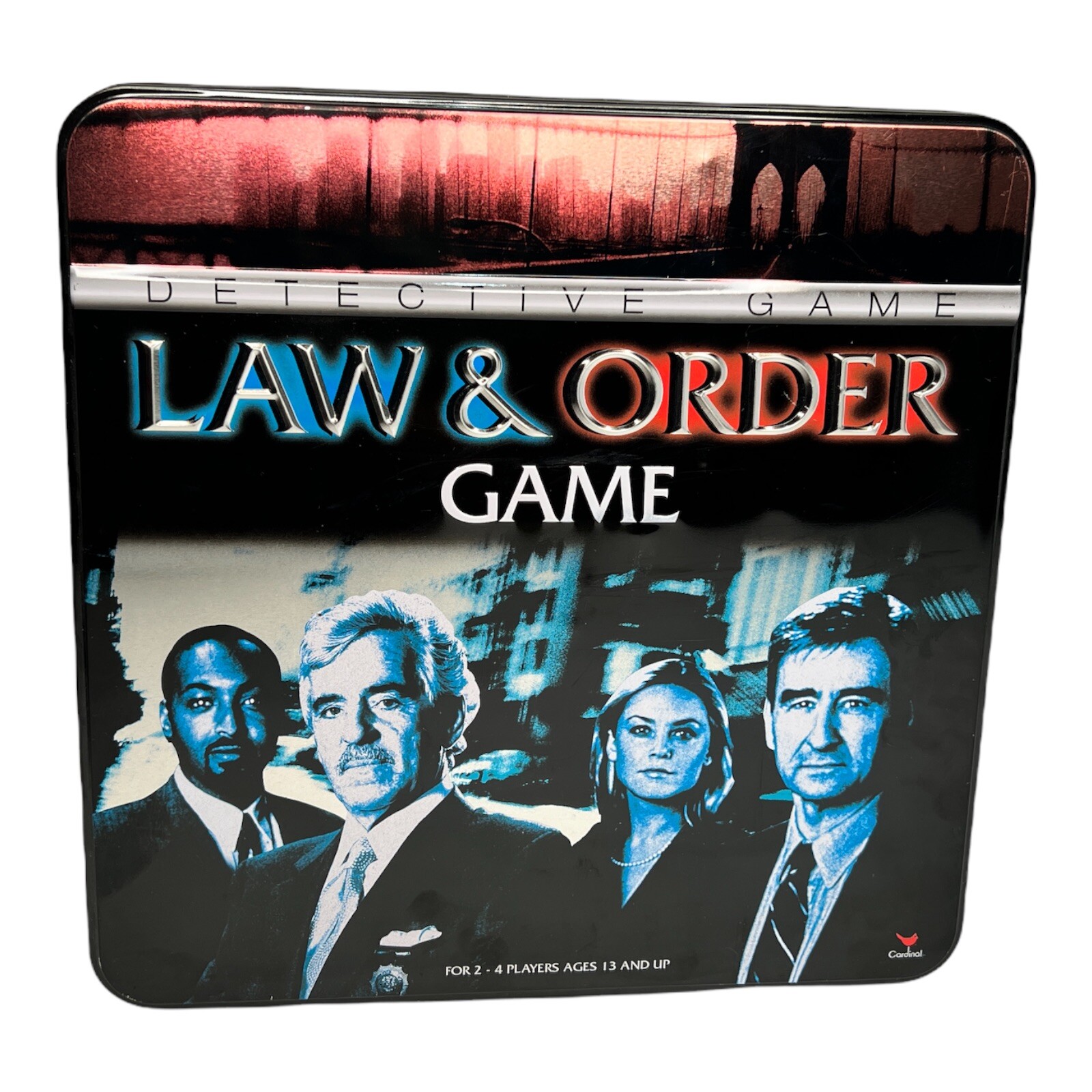 Law & Order Detective Game In Tin Box – EUC – COMPLETE – Cardinal