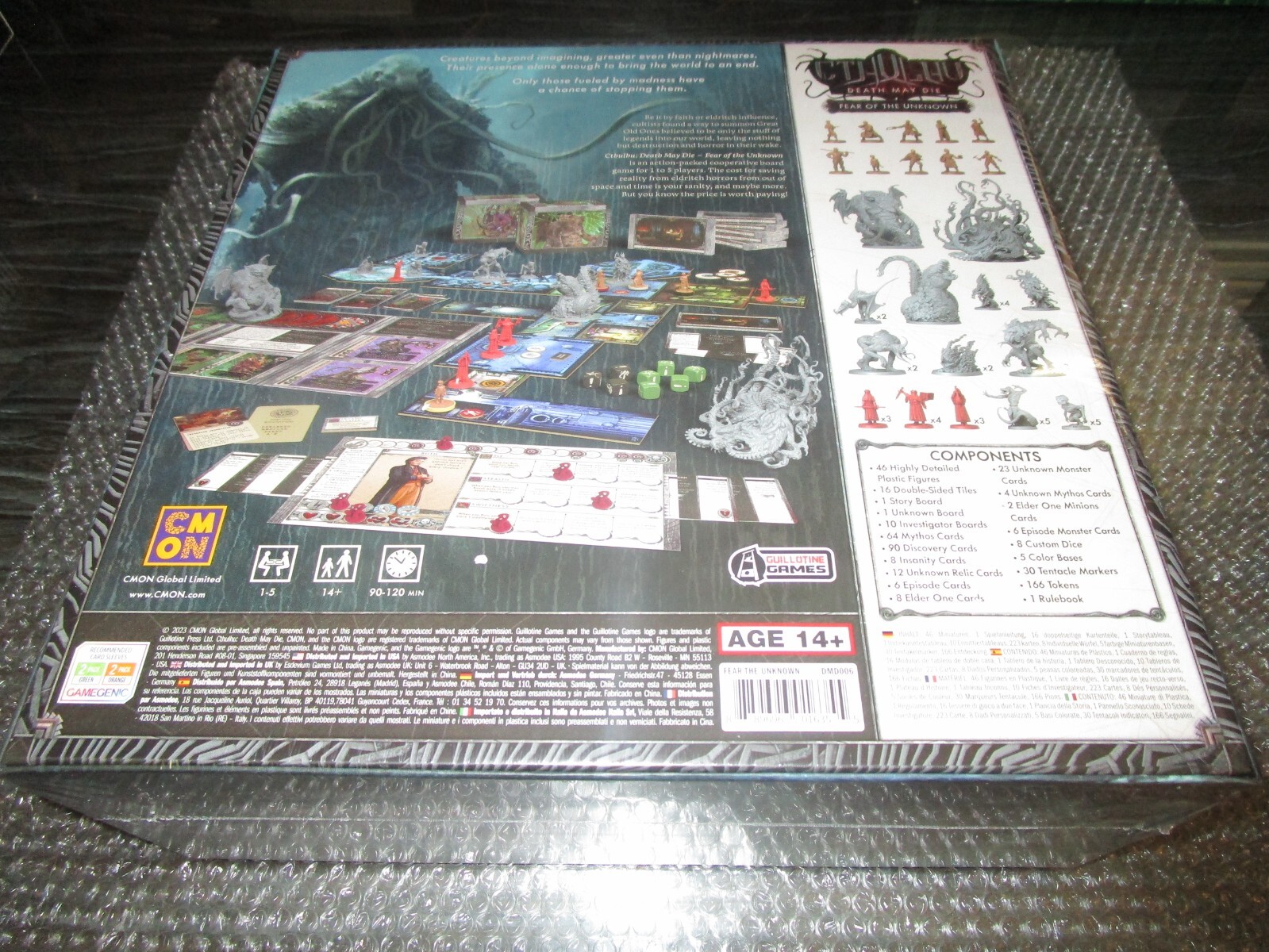 NEW Cthulhu Death May Die Fear of the Unknown Board Game Sealed