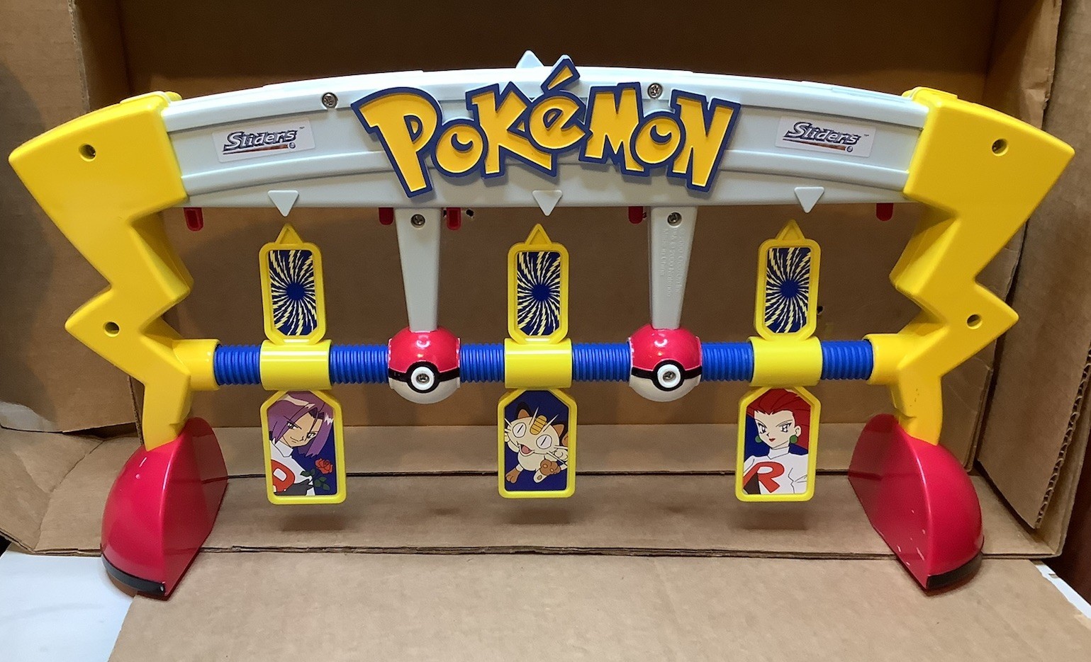 VTG Pokemon Battle Arcade Sliders Extreme Rolling Action Game CIB Nintendo 2000
