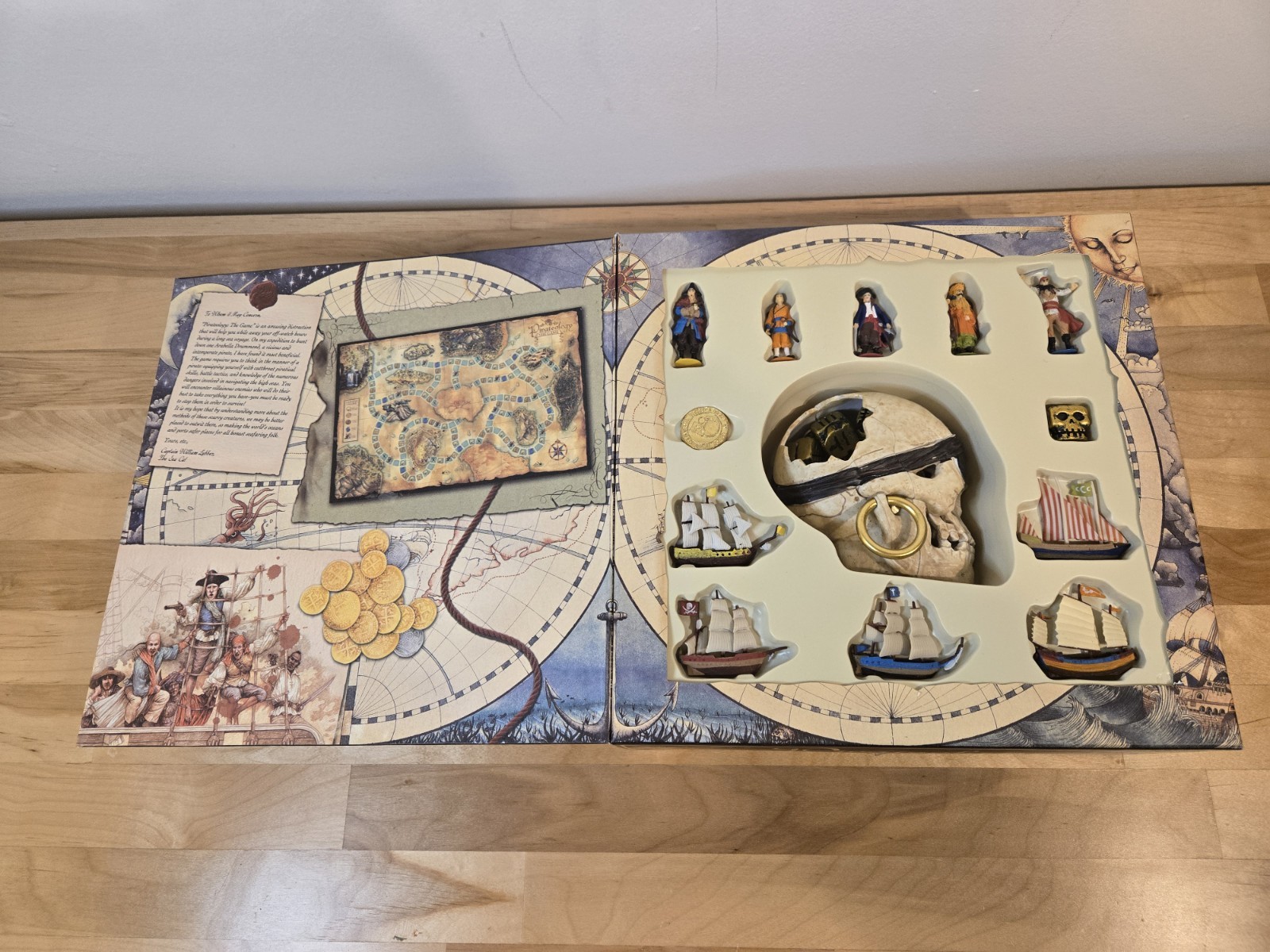 PIRATEOLOGY The Game 100% Complete Original Box Sababa Toys 2007 Board Game