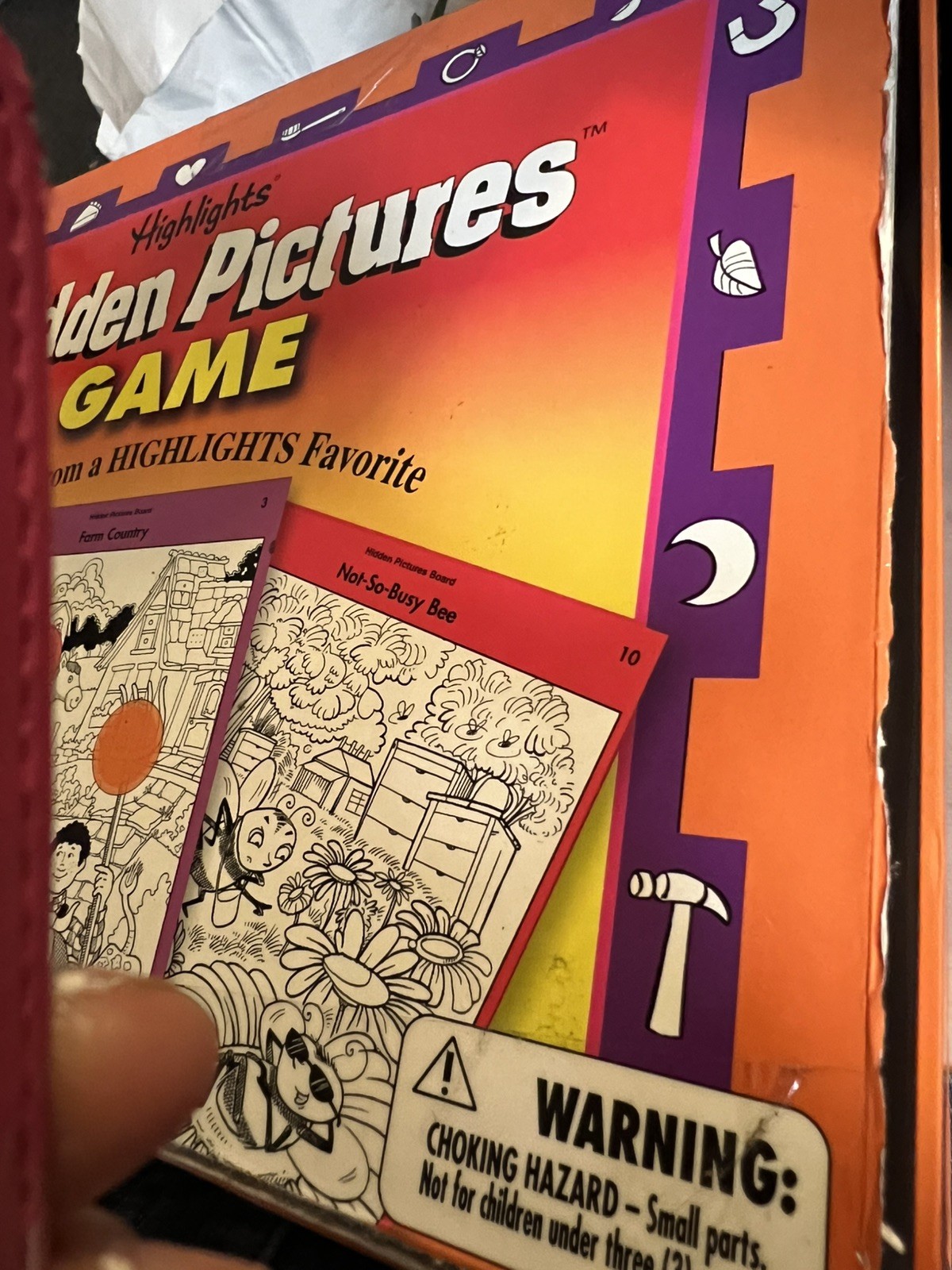 Highlights Hidden Pictures Family Childrens Board Game Almost Complete