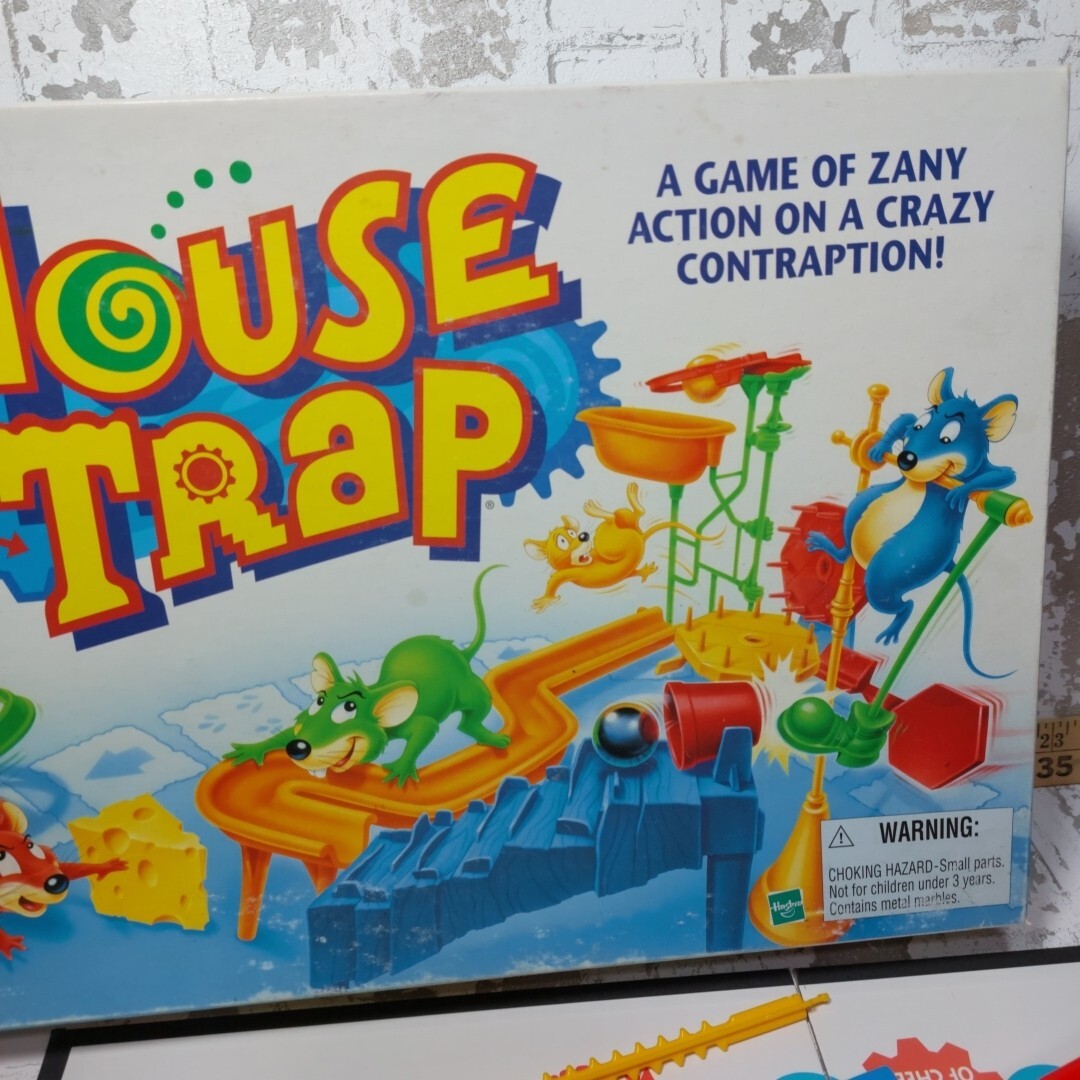 Mouse Trap Board Game 1999 Vintage Hasbro s Mouse Trap Complete