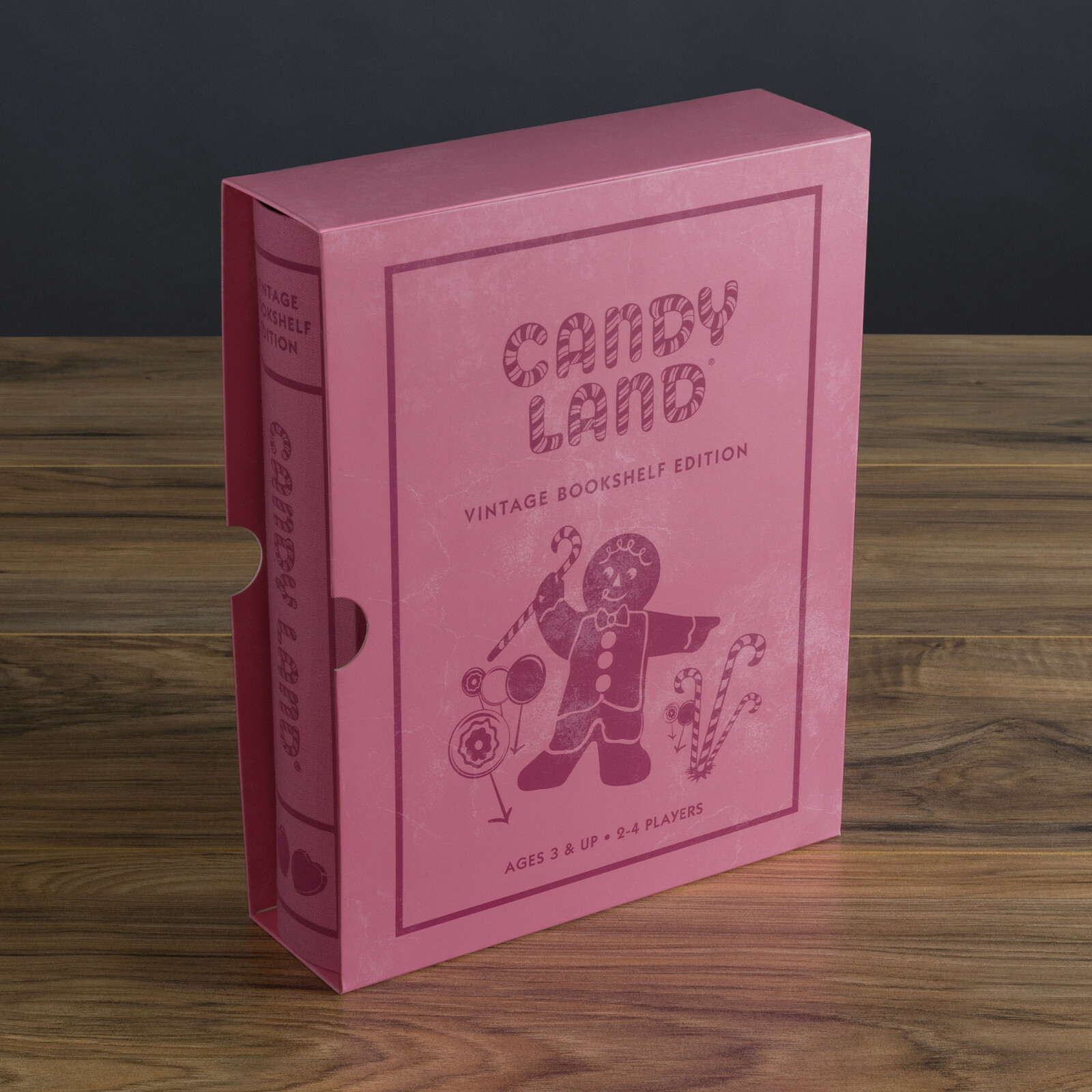 Candy Land Vintage Bookshelf Edition Deluxe Linen Book Board Game New