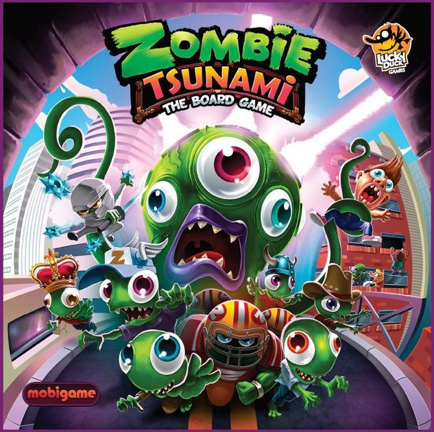 Zombie Tsunami The Board Game [Party Game, Strategy, Board Game, 3-6, 10+] NEW