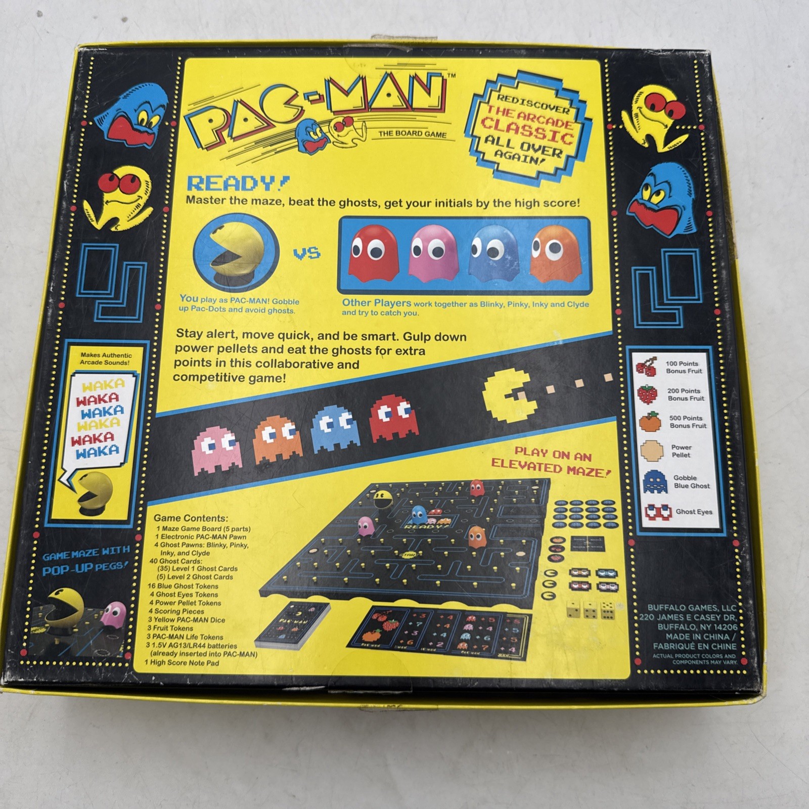 Pac-Man The Board Game Arcade Classic by Buffalo Games 2019 100% Complete