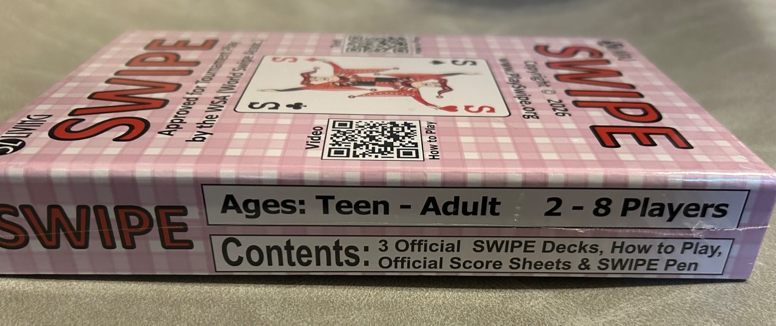 Swipe Card Game – Fun & Strategy for Teens, Adults, Seniors – 2 to 8 Players,…