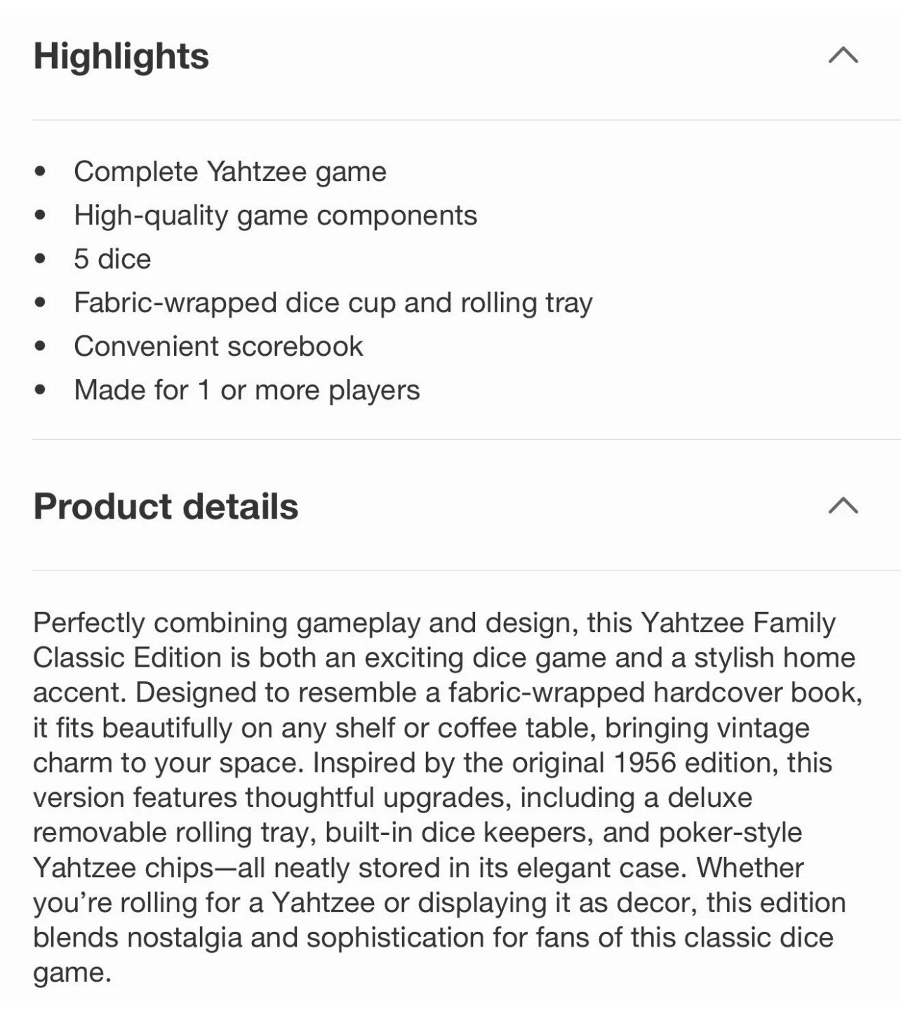 Yahtzee Game – Bookshelf Games Collection Hearth & Hand with Magnolia NEW RARE!