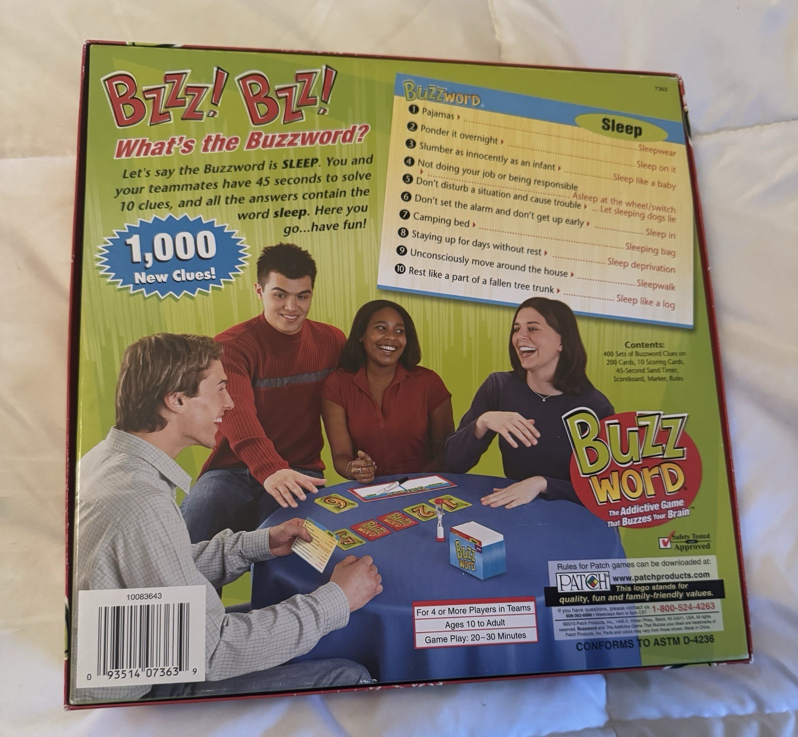 Buzz Word Game by Patch #7363 Ages 10 to Adult – Brand New Sealed Vintage 2003