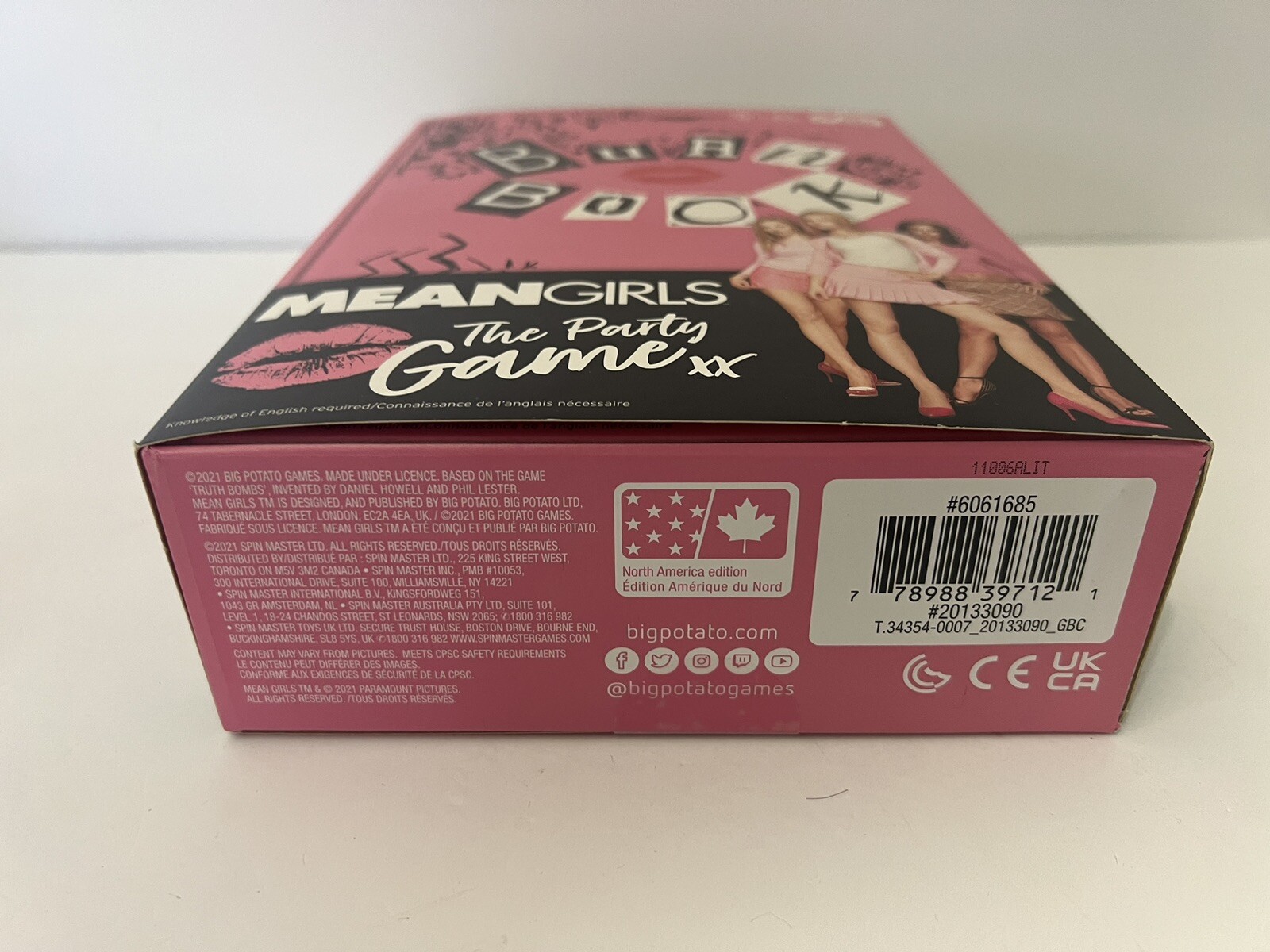 MEAN GIRLS Burn Book A Party Game Board Game Brand New! As seen on TIKTOK 14+