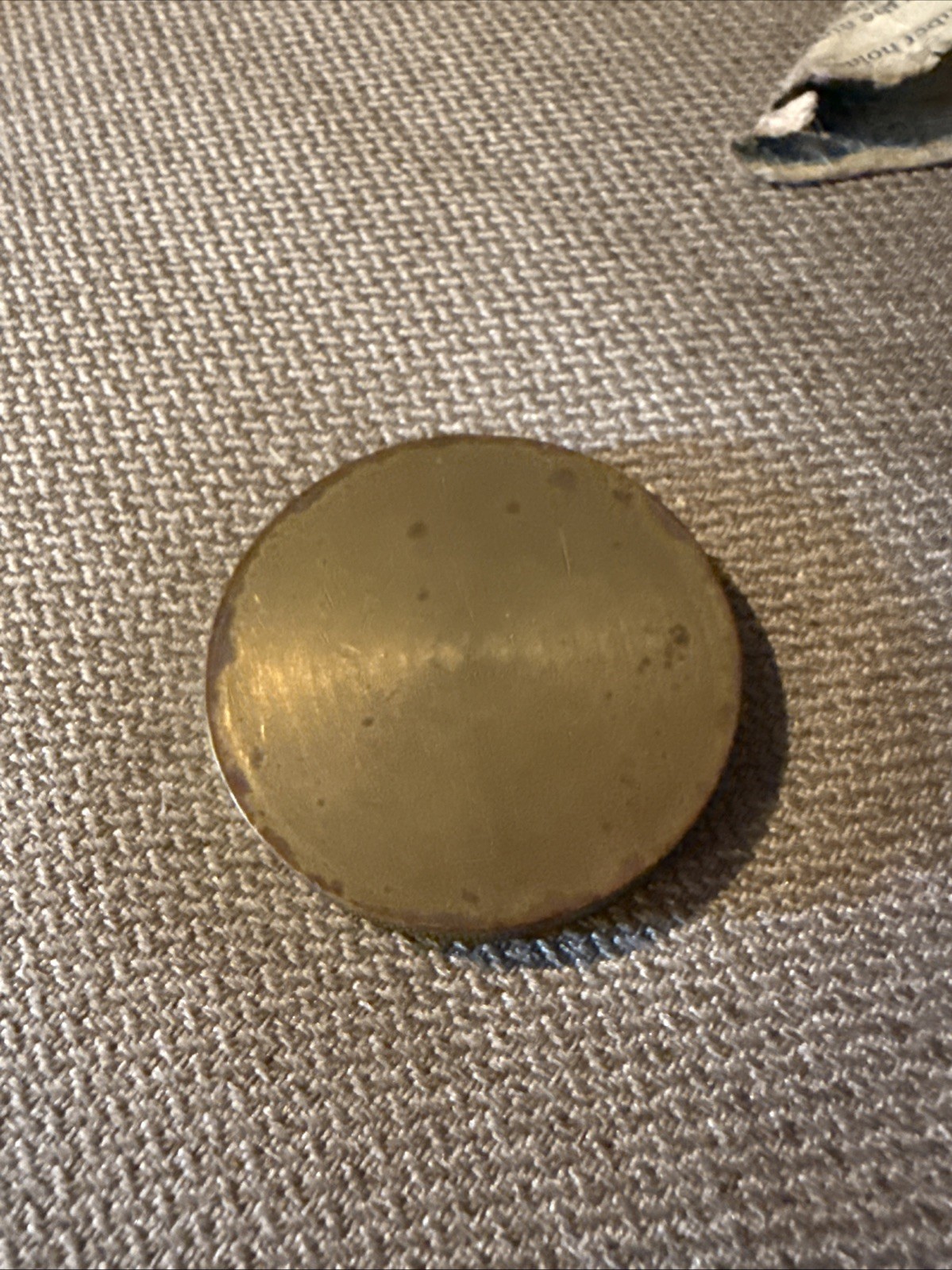 Vintage 1990s Saturn Holographic Pog Slammer Heavy Brass Retro POGs Rare Space