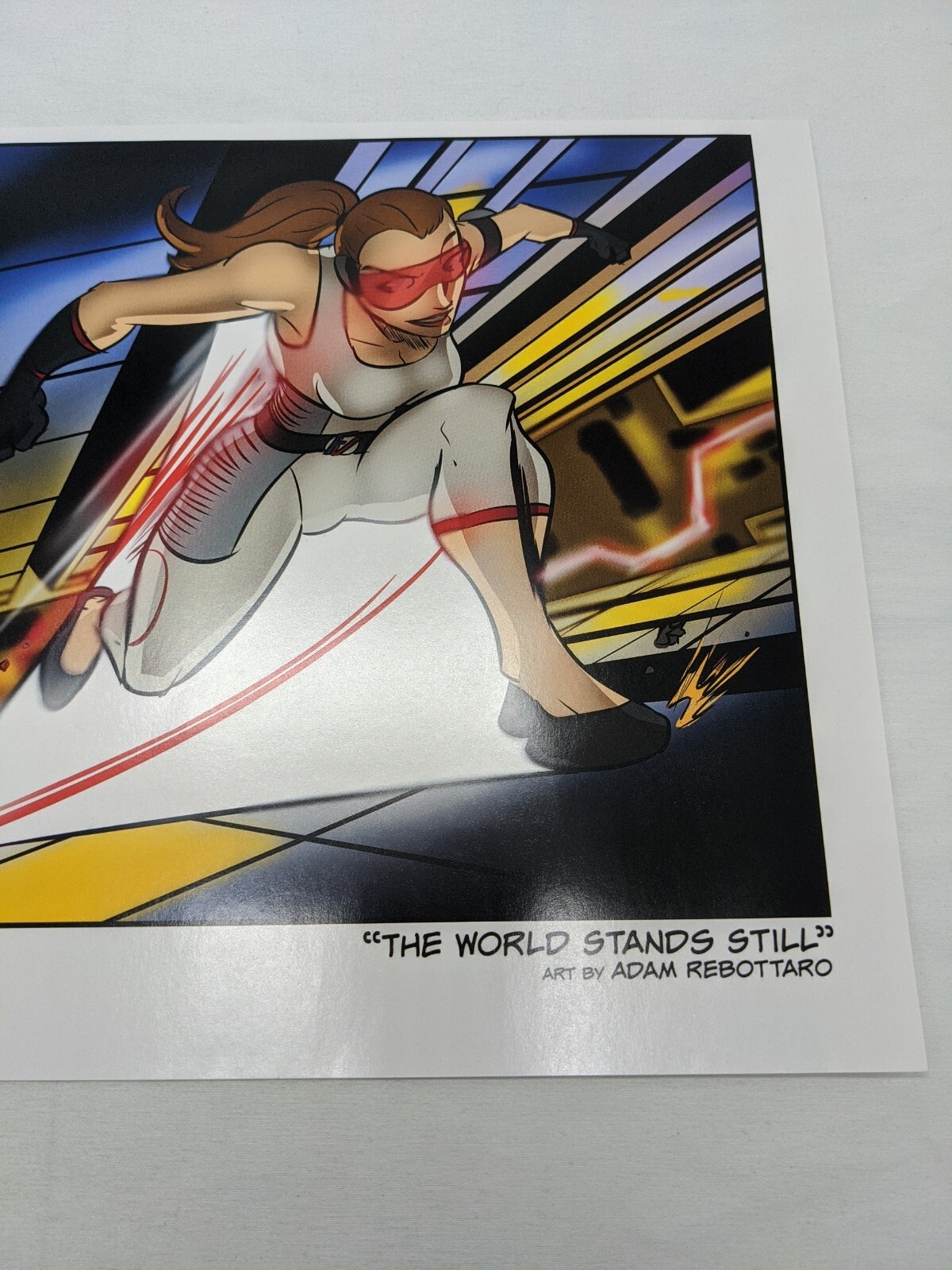 Sentinel Tactics The World Stands Still 11″ X 8 1/2″ Art Print By Adam Rebottaro