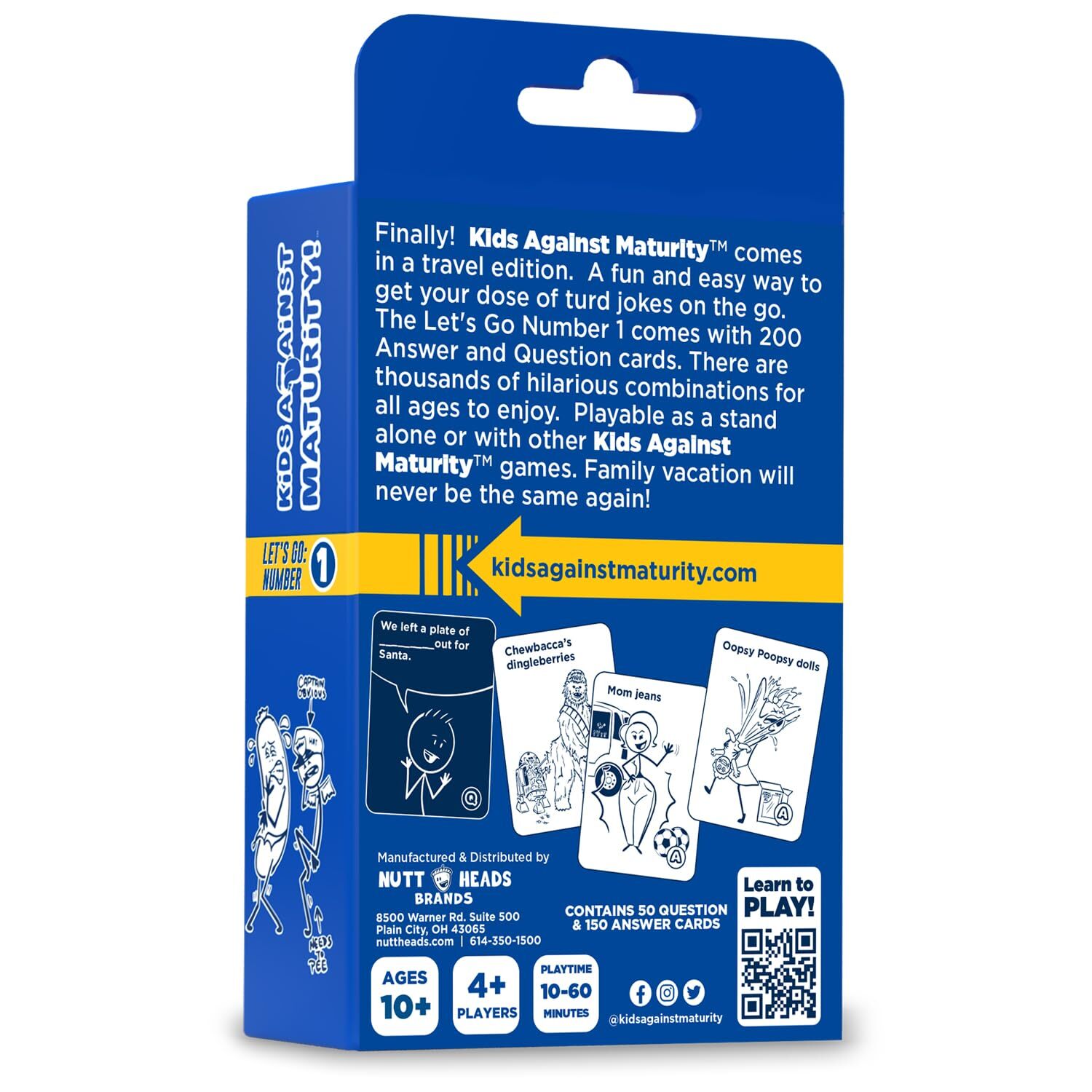 Kids Against Maturity Hilarious Family Tabletop Game for All Ages 600 Cards