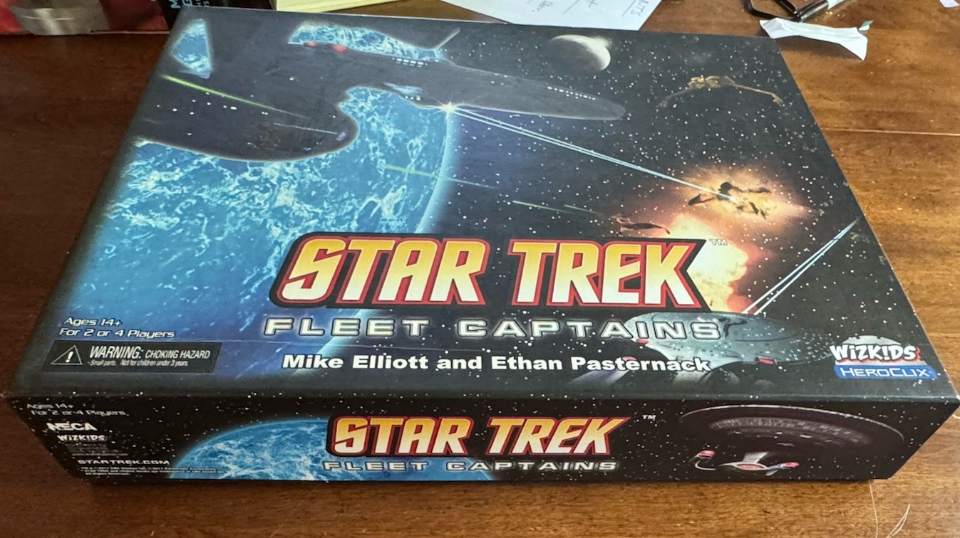 Star Trek Fleet Captains Board Game NECA WizKids HeroClix 2011 Complete 2011- NM
