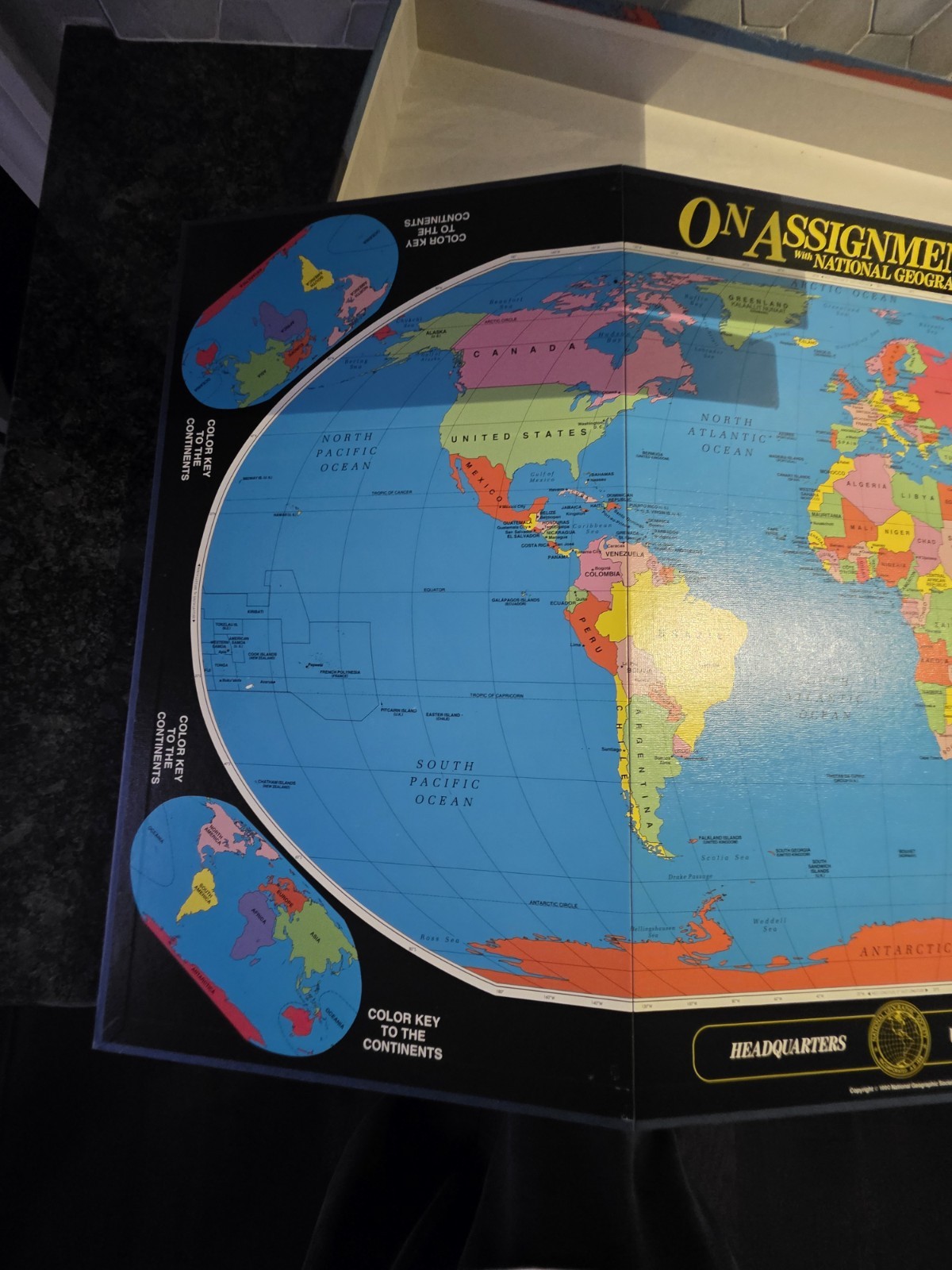 Vintage 1990 On Assignment with National Geographic Board Game – Complete