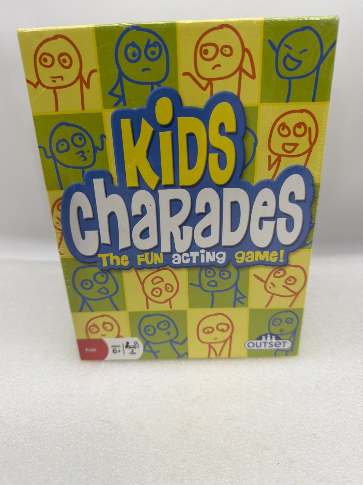 Kids Charades Board Game Outset Ages 6+ Brand New Family Party Game New!