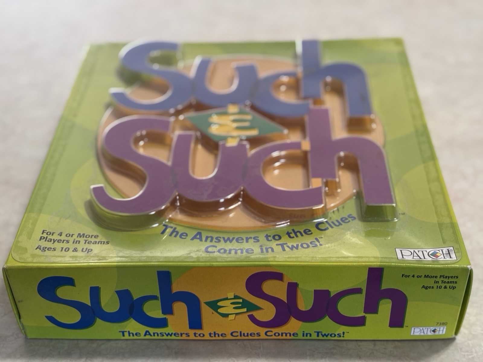 Such & Such Game-Patch Products The Answers To The Clues Come In Twos! Complete